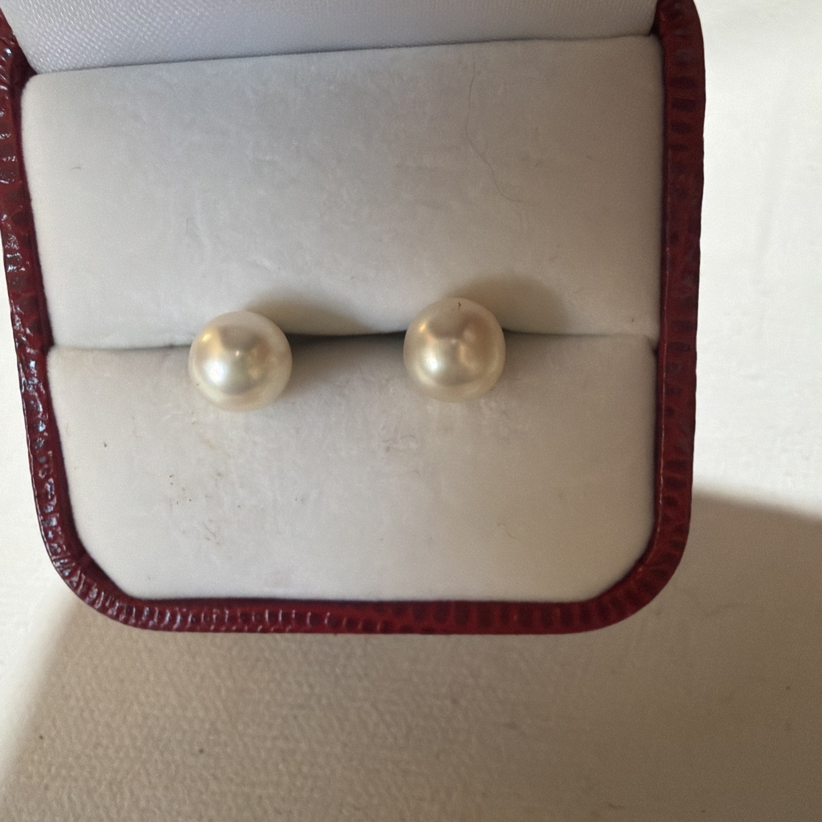 Genuine Freshwater Pearl Earrings, 12mm, High Luster, Sterling Silver Post 925
