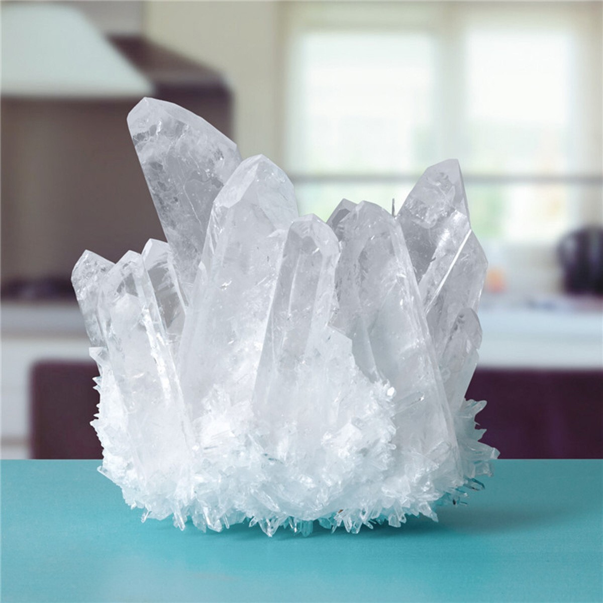400g+ Rare Large Raw Clear Quartz Crystal Cluster Quartz Mineral Specimens Decor
