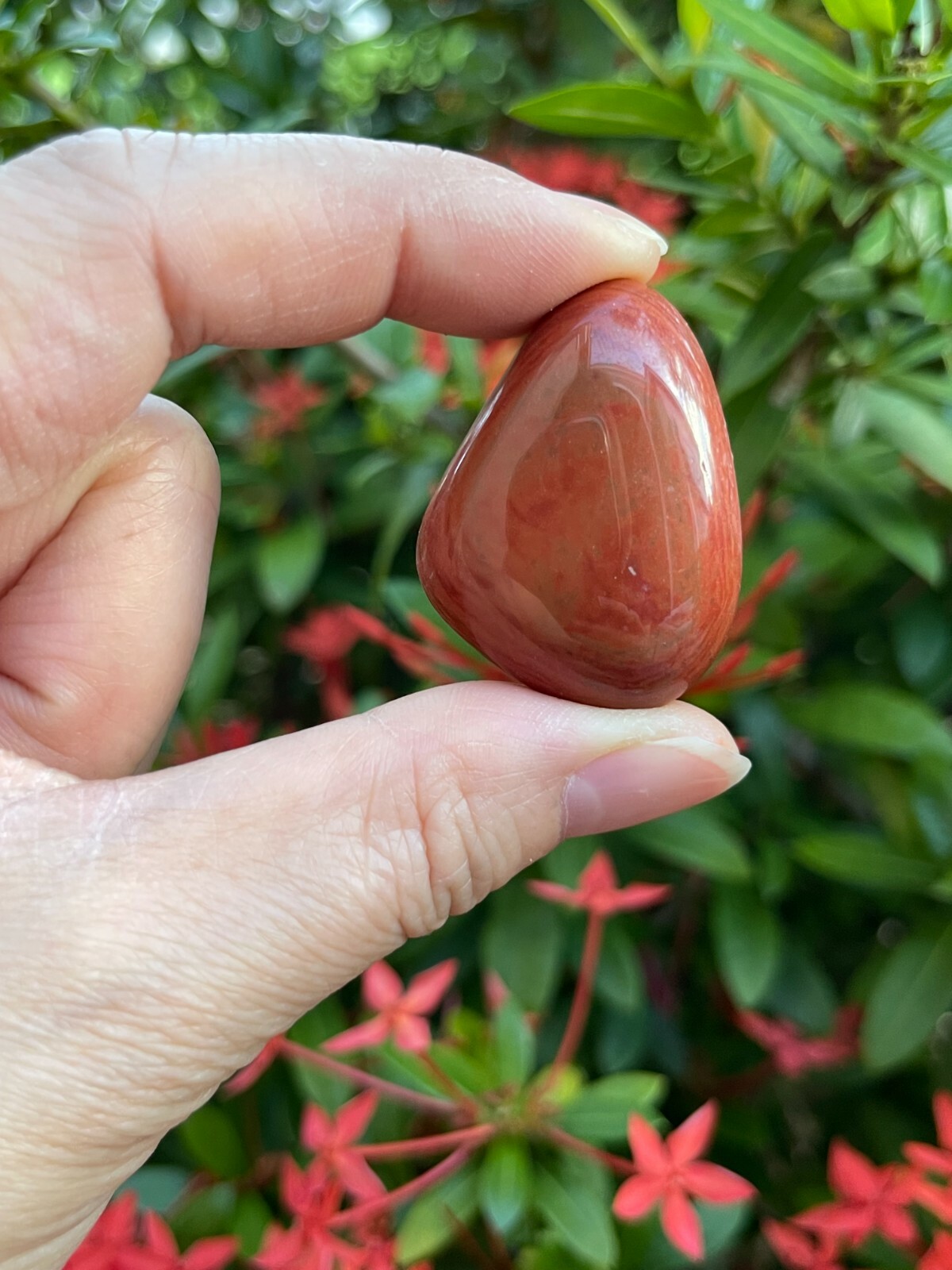 Grade A++ Red Jasper Tumbled Stones, 0.7″-1.25″ Tumbled Red Jasper,Pick A Weight