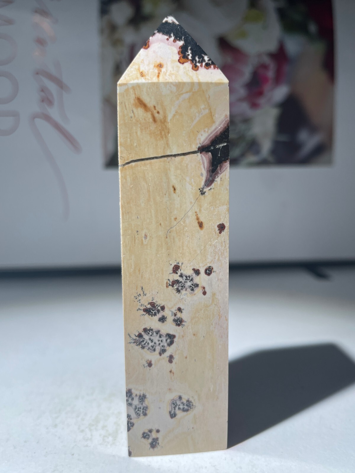 96g Traditional Chinese painting stone pagoda m10