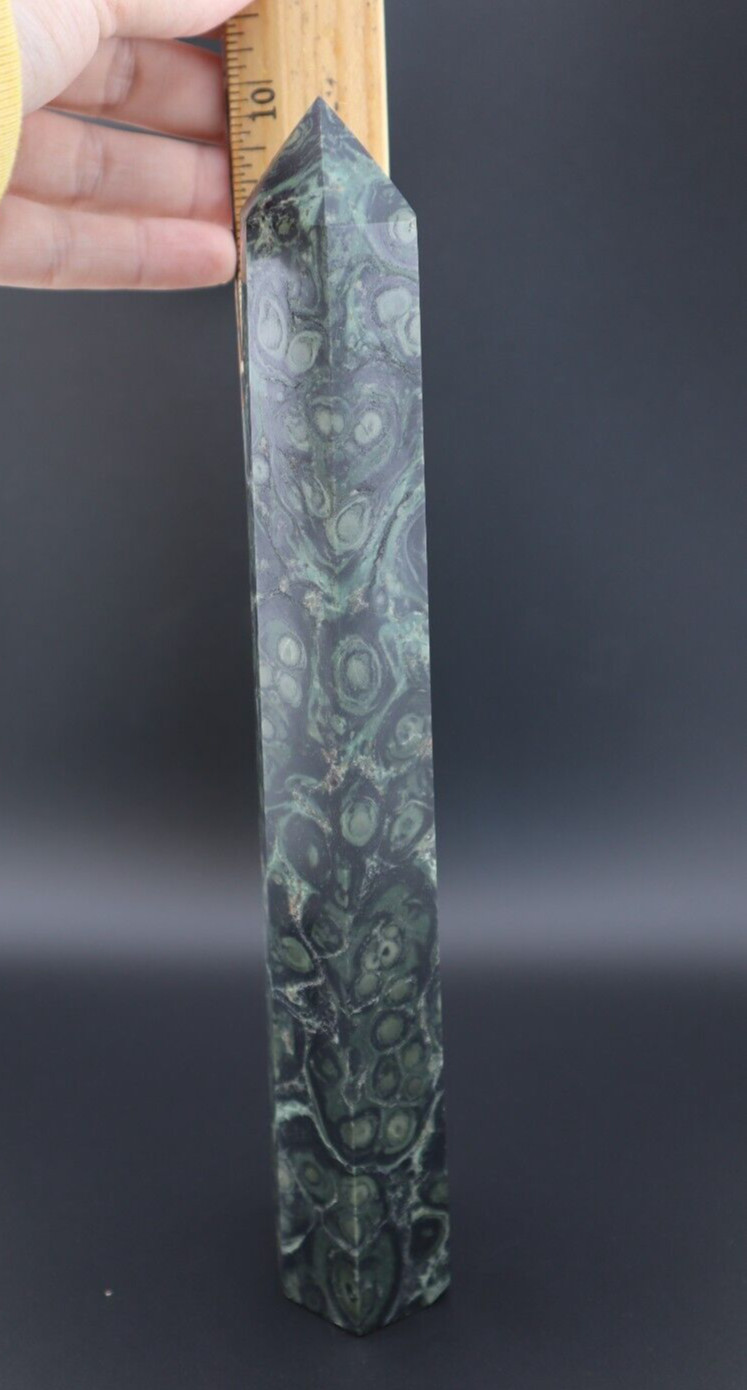 LARGE KAMBABA JASPER TOWER (ABOUT) 10 INCHES TALL/ 678.7 GRAMS