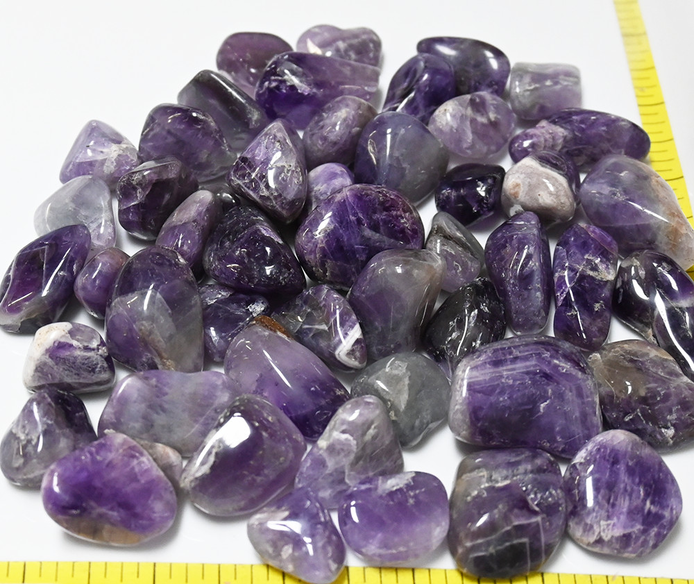 AMETHYST Mixed Sizes, Small to X-Large (12-50mm) 1 lb bulk