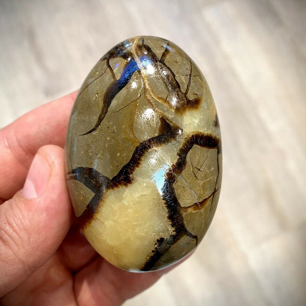 2PC Septarian Crystal Dragon Stone Healing Crystal Yoga Meditation Rock 3-4cm