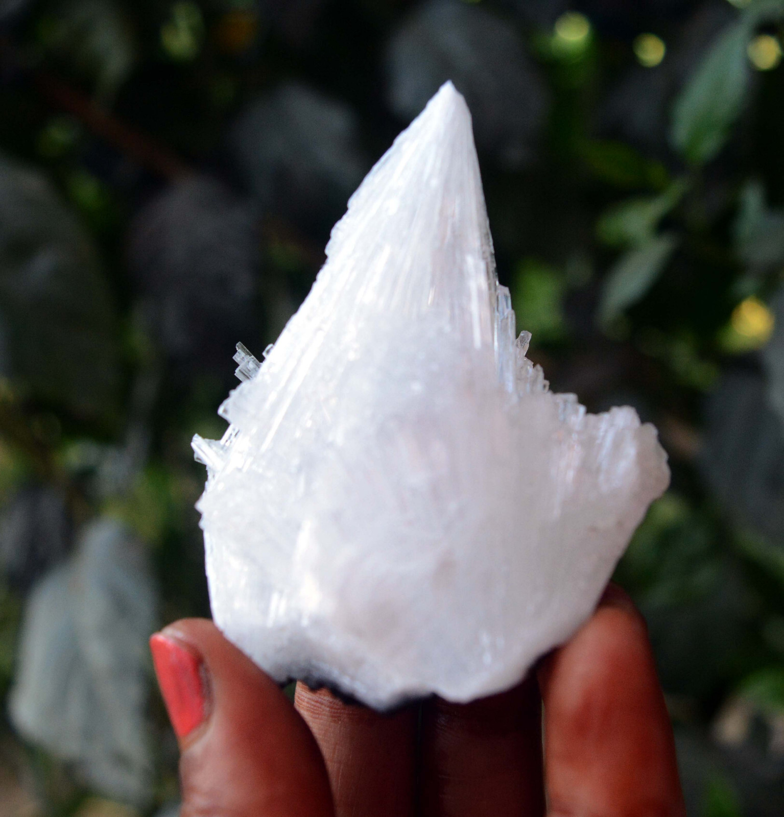 scolecite spray w/ stilbite minerals specimen j-7