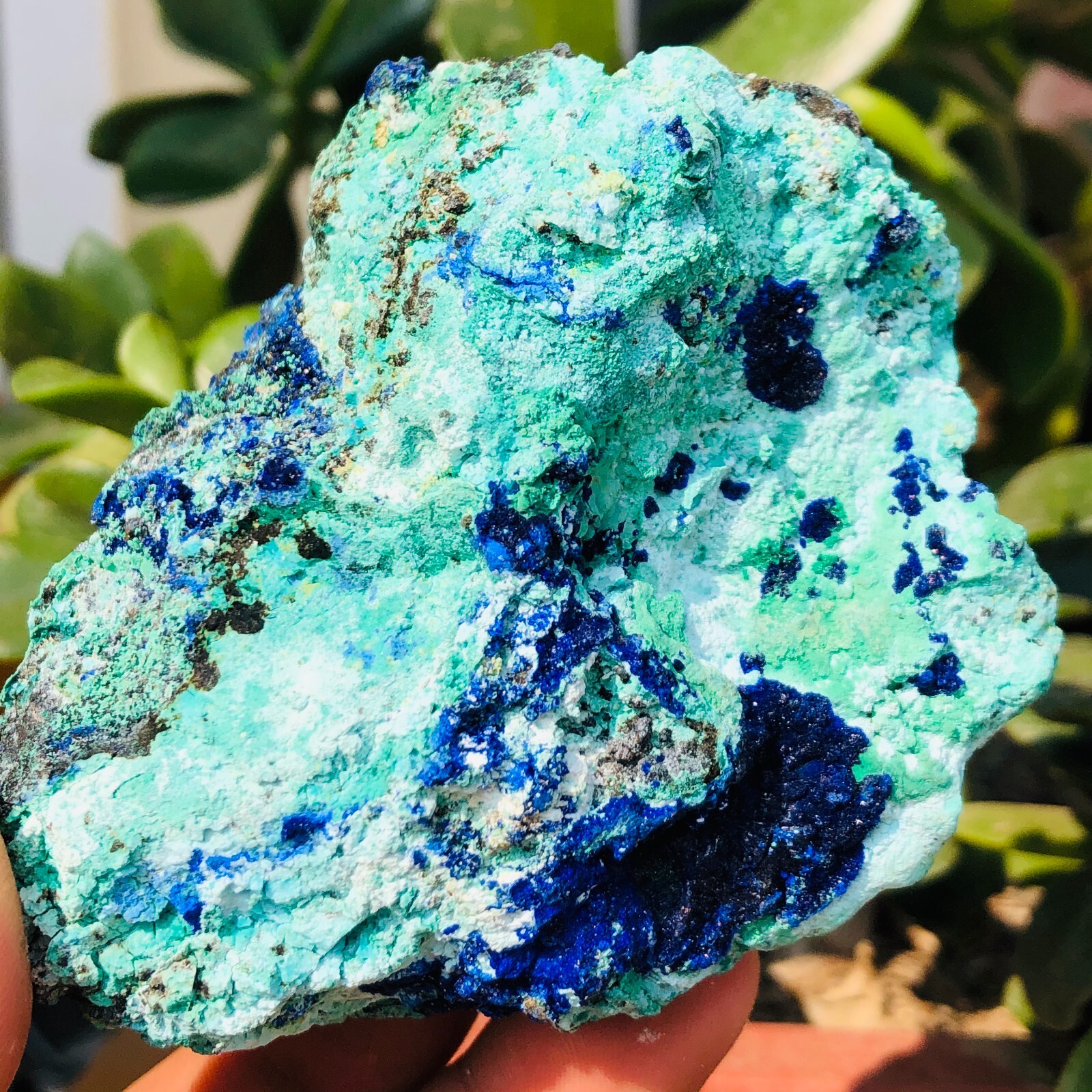 300g BEST NATURAL Azurite/Malachite crystal minerals specimens