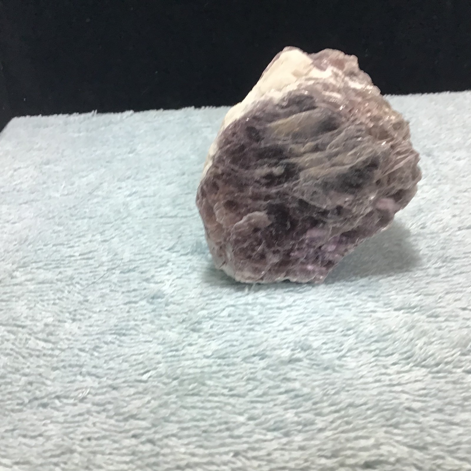Purple Lepidolite Mica Specimen A Type Of Mica Lilac-Gray Coloring.