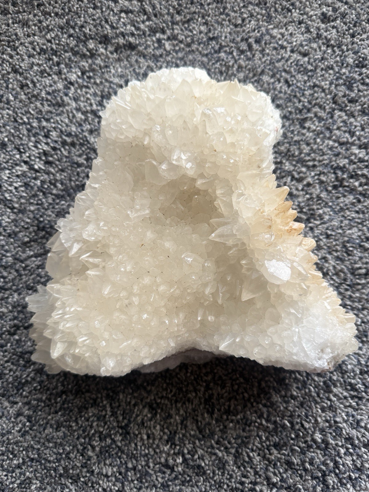 HUGE 10 LB Milky Quartz Crystals Cluster Raw Mineral Specimen Healing Stone