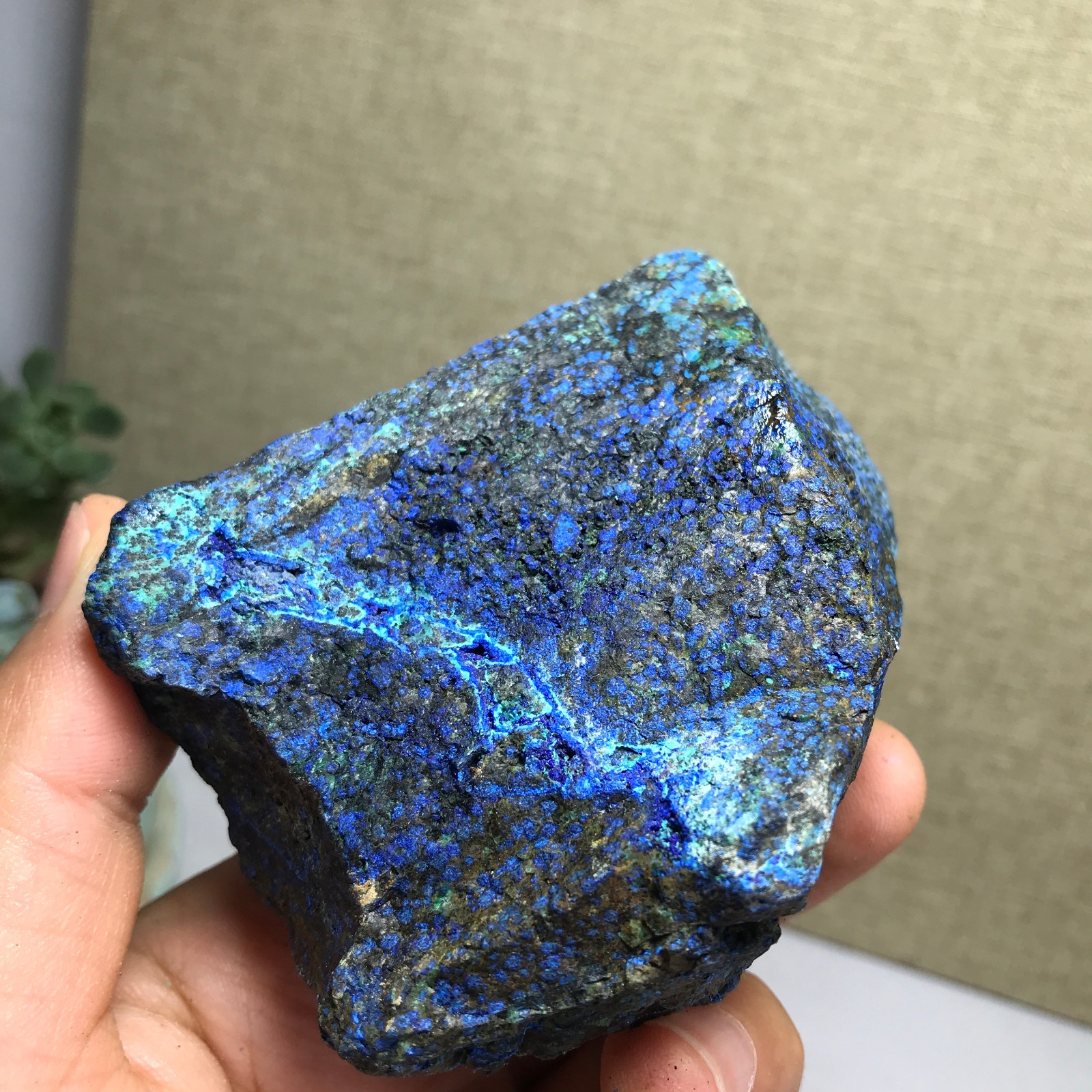 267g Natural Azurite Malachite gemstone Rough original Crystal Specimen A4869