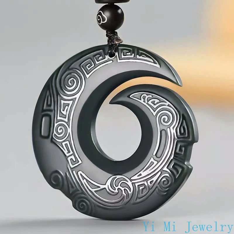 Raw Stone Necklace Crafts Decorative Craft Organic Material Feng.