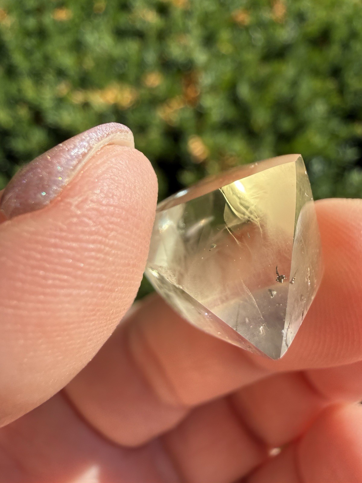Set of 4 Fluorite Cleved Crystal Mineral Specimen Polished
