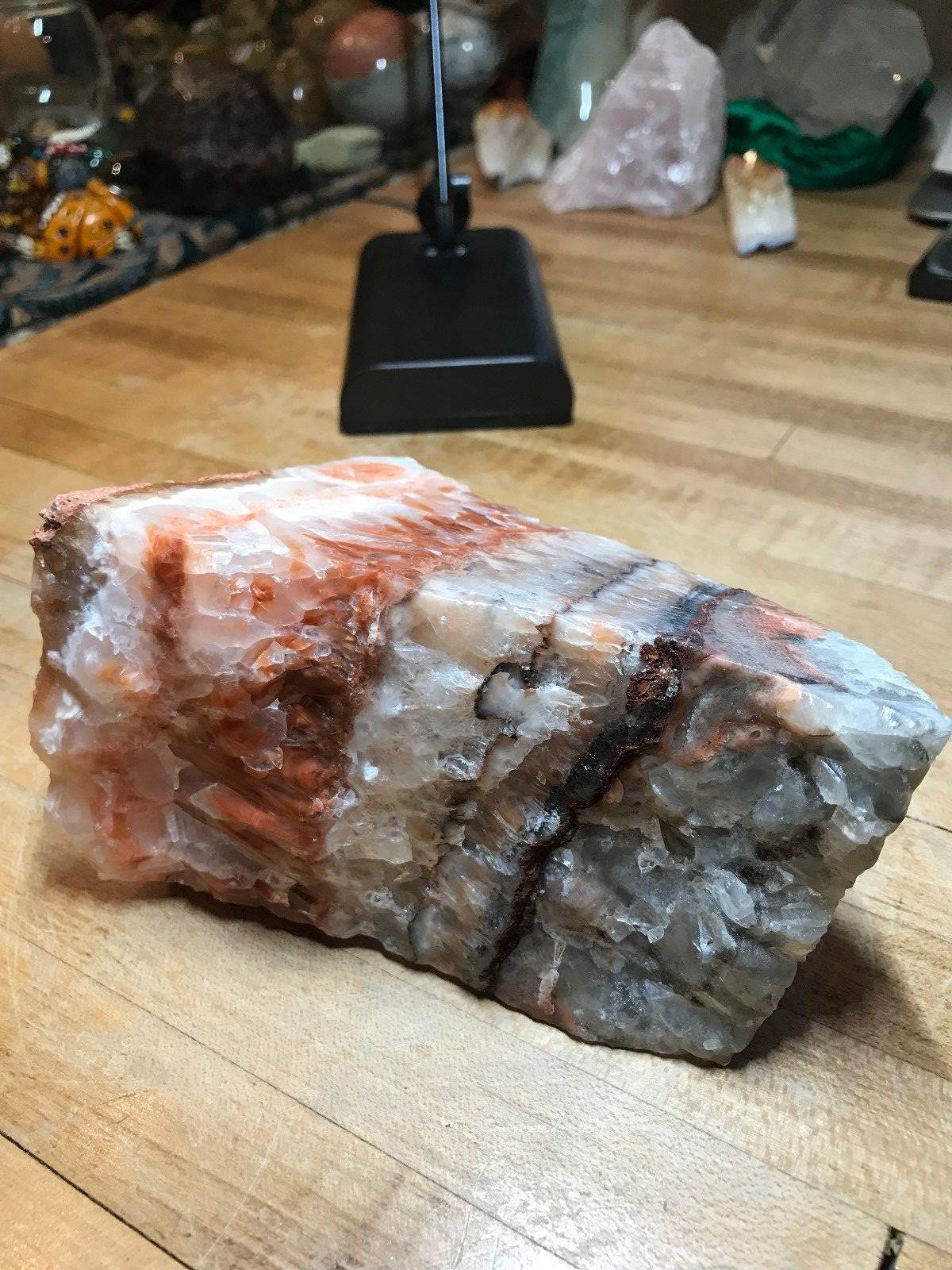 Multicolored Calcite Crystal Mineral Gemstone Medium Natural Rock Specimen 004