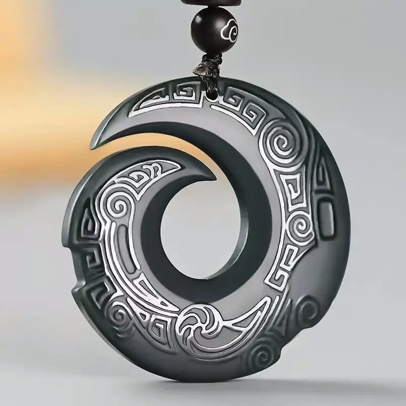 Raw Stone Necklace Crafts Decorative Craft Organic Material Feng.