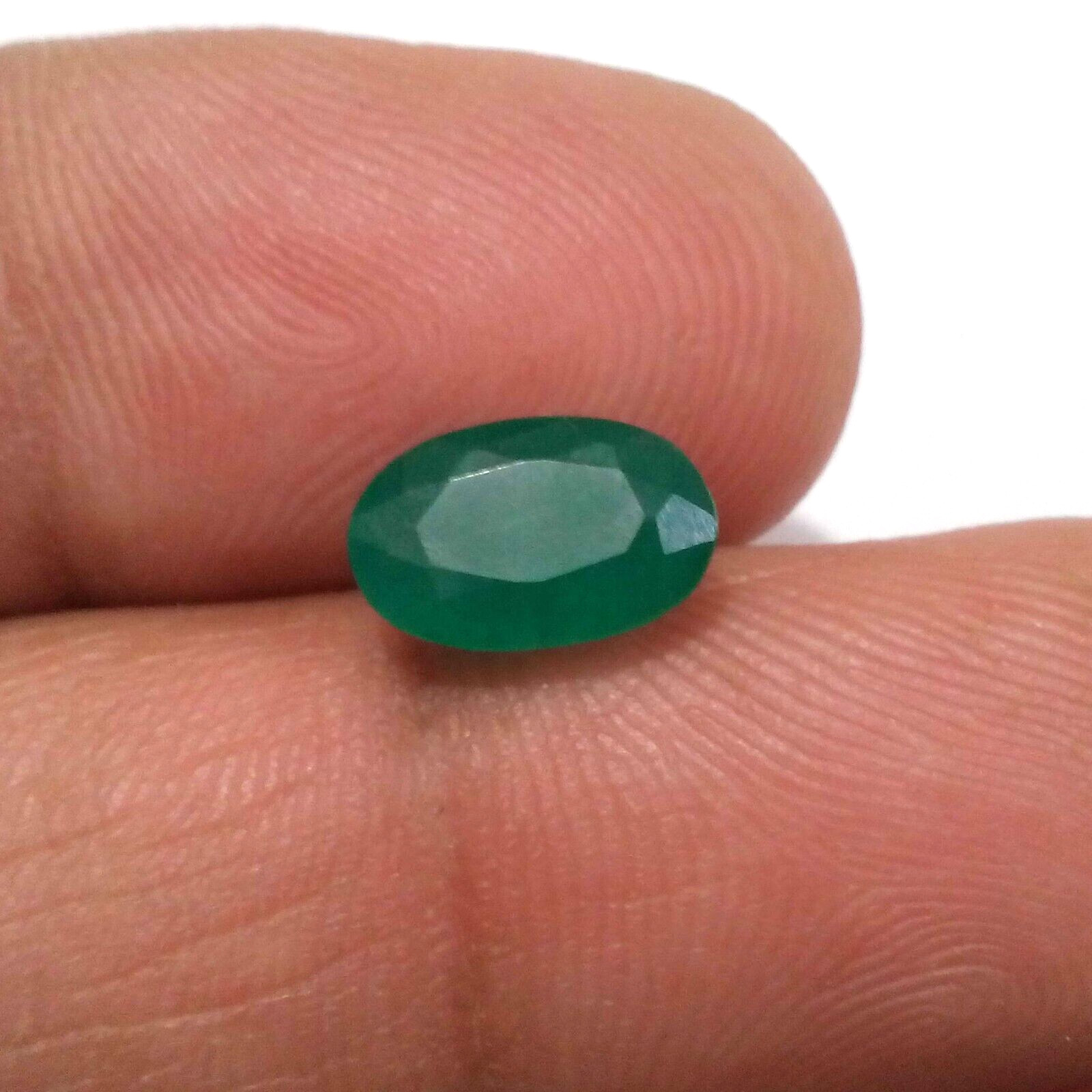 100% Natural Zambian Emerald Oval 2.30 Crt Ultimate Green Faceted Loose Gemstone