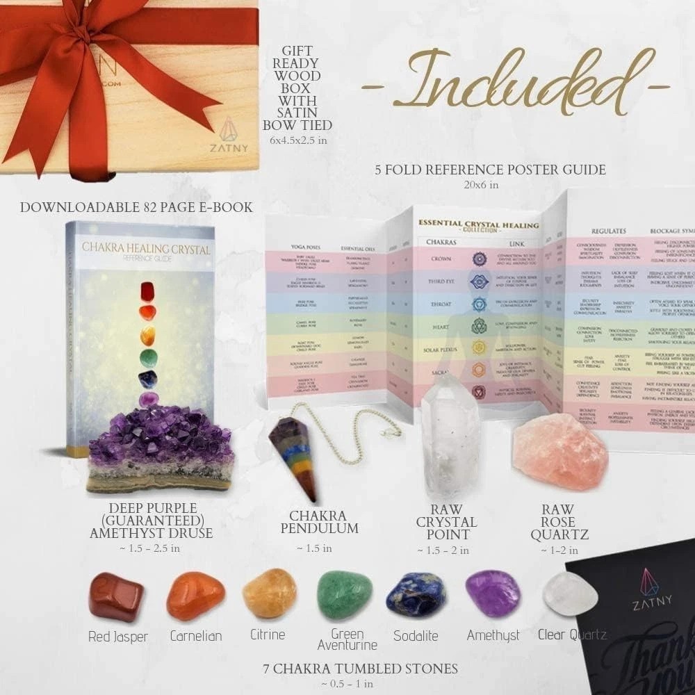 Chakra Stones Healing Crystals Set