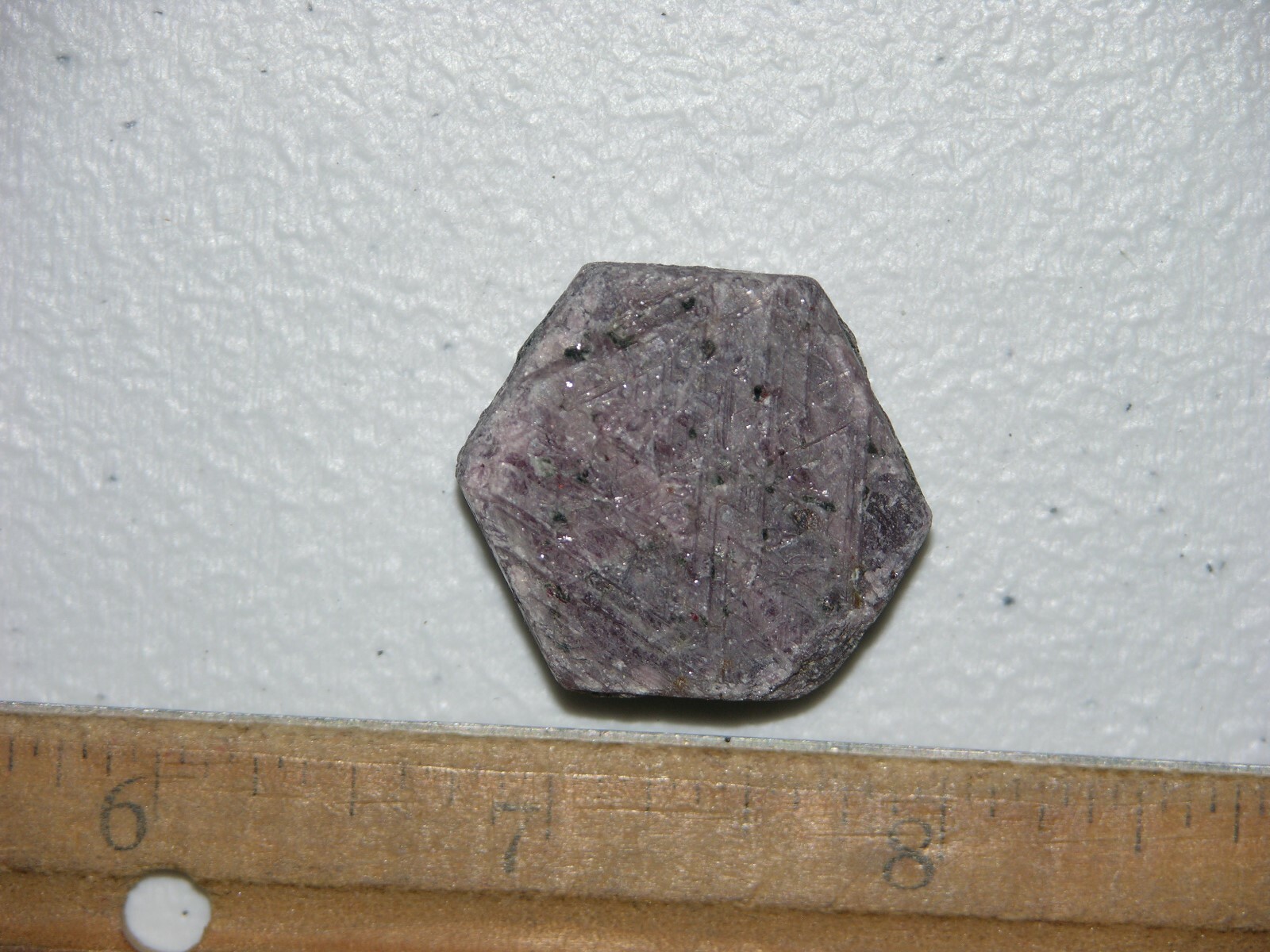 Ruby Recorder Crystal natural red ruby Madagascar 1 x 1 1/8 inch R11