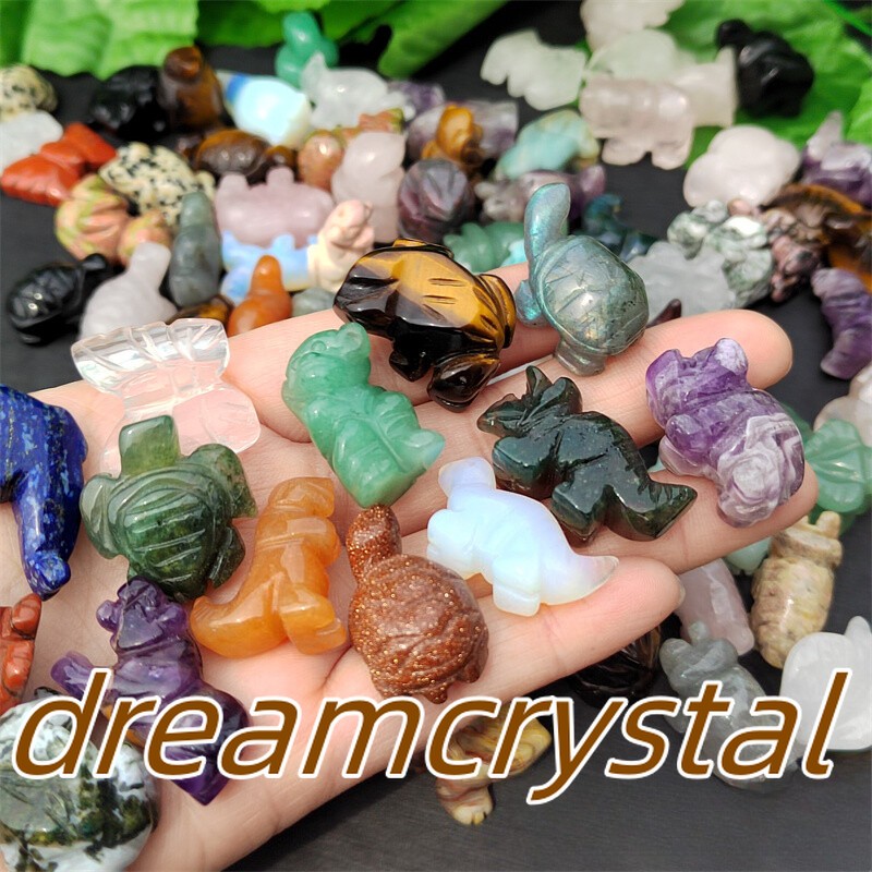 100pcs Natural Quartz Crystal Animal Carved Mini Crystal Skull Healing wholesale