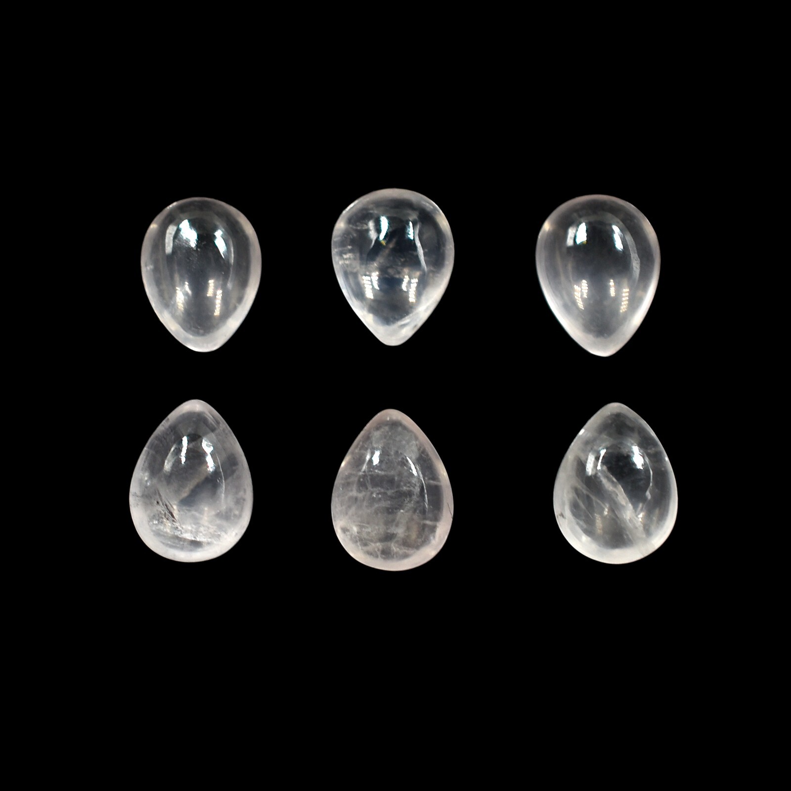 Natural Rose Quartz Loose Gemstone Plain Smooth Cabochon Wholesale Lots Stone