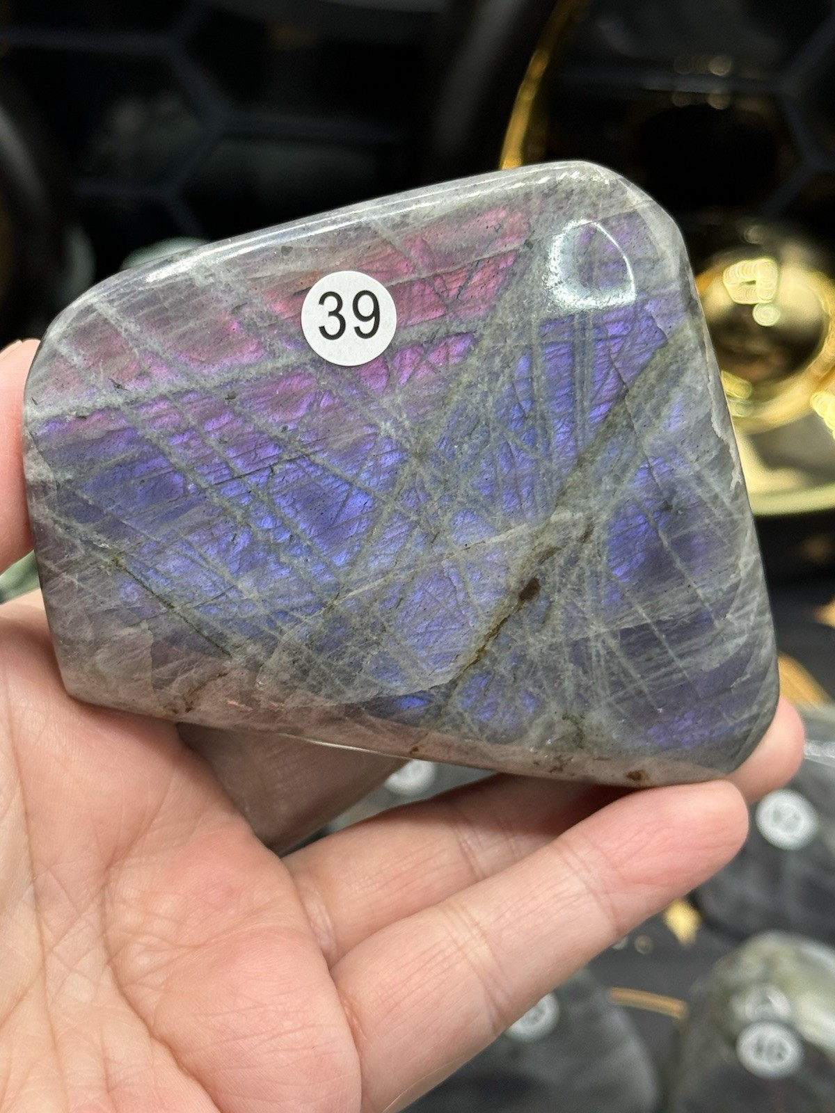 Natural Labradorite Sunset & Purple flash Free Forms Free shipping