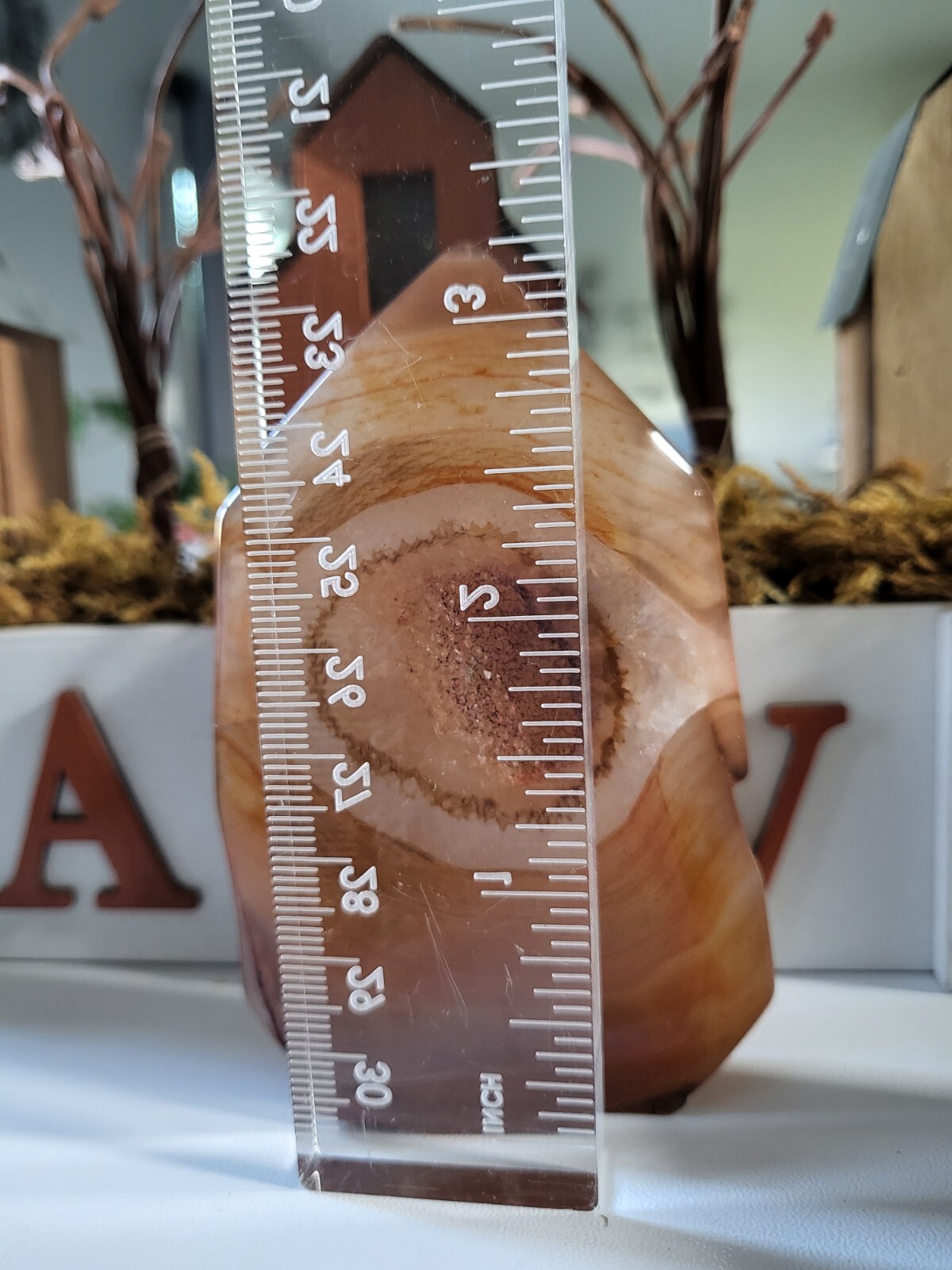 Carving Carnelian Tower Reiki Crystal 2199