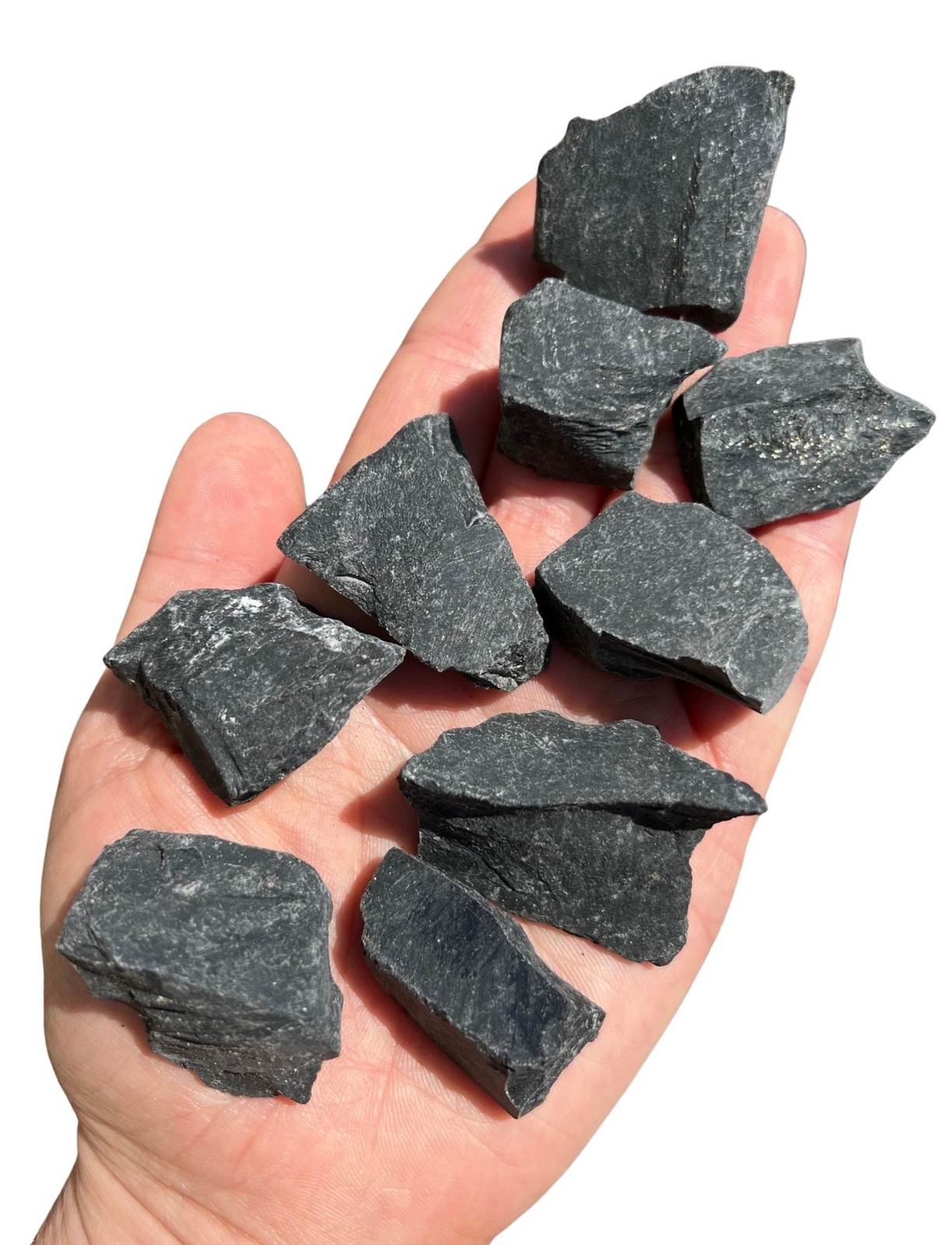 Raw Black Onyx Stone, Natural Black Onyx from Brazil