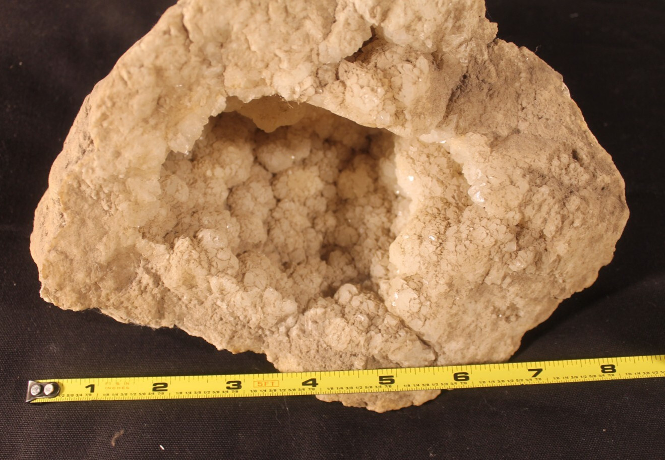 Quartz Crystal Geode Cluster Morocco 6 Pounds 8 Inch