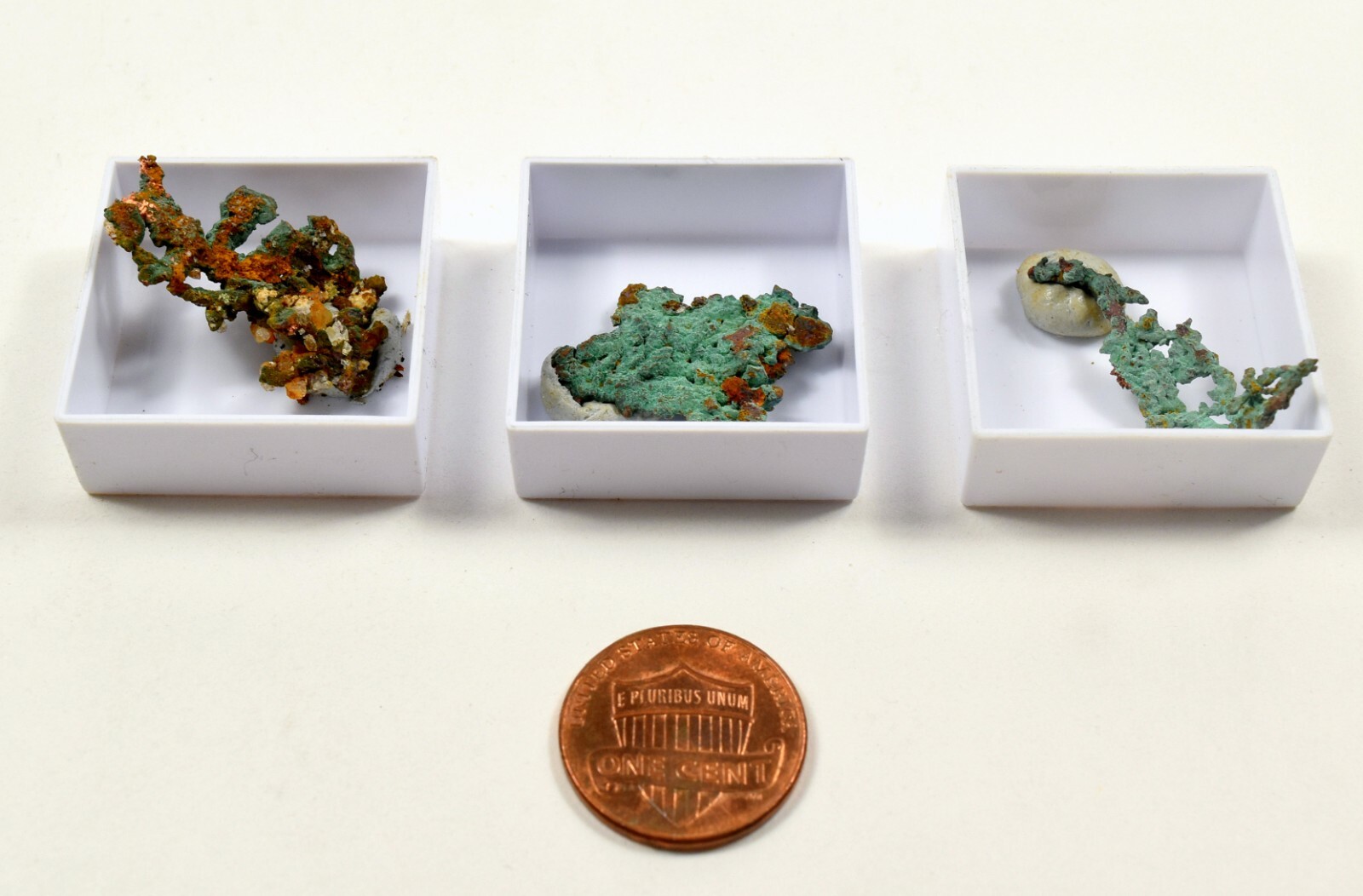 Green Orange Copper Cluster in Box Collectible Gemstone Crystal – Morocco (1PC)