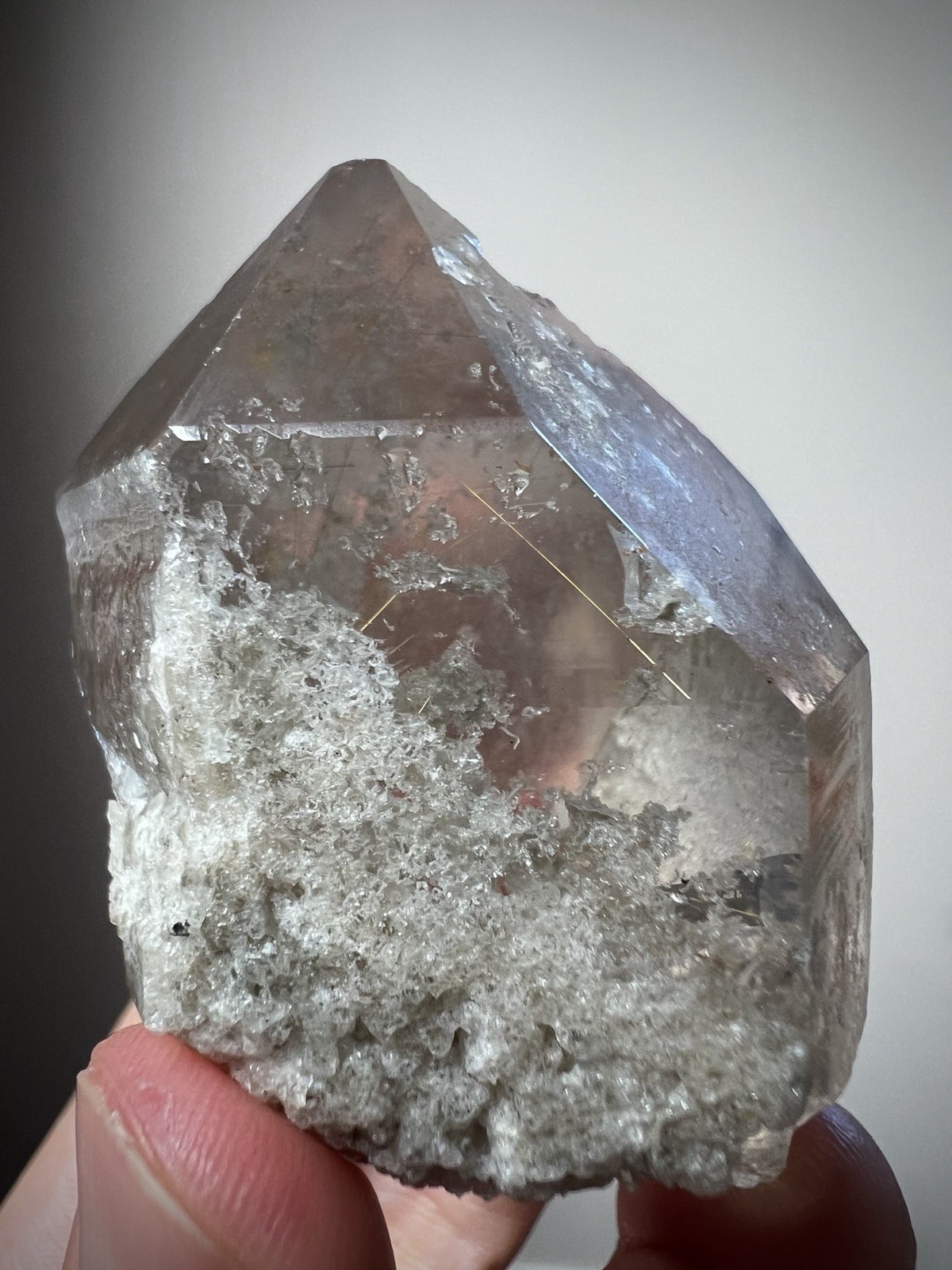 Rutilated Quartz Crystal Gold Rutile Needle Quartz Chlorite Quartz Inclusion