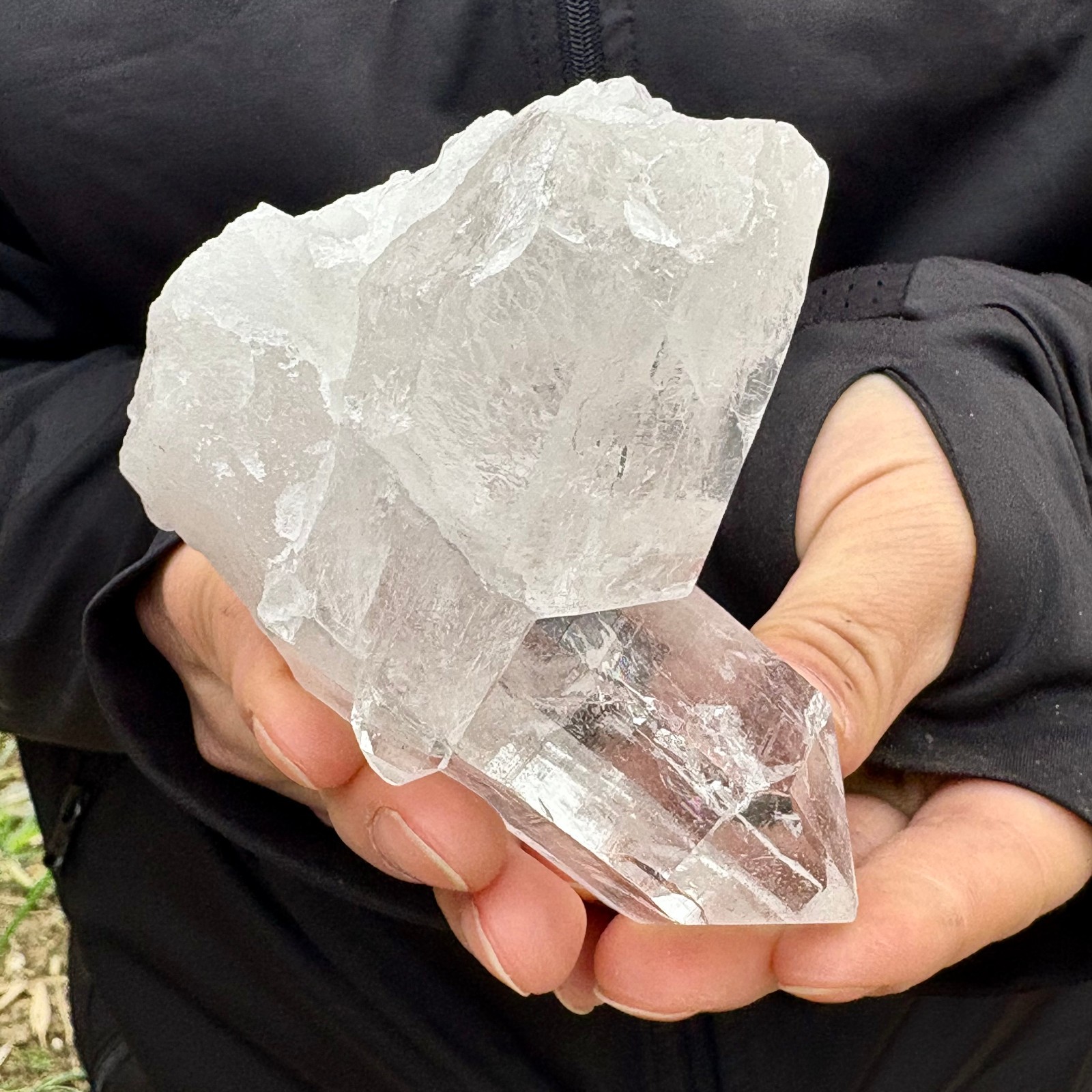 300G A+++Natural white Crystal Himalayan quartz chunk mineralsls