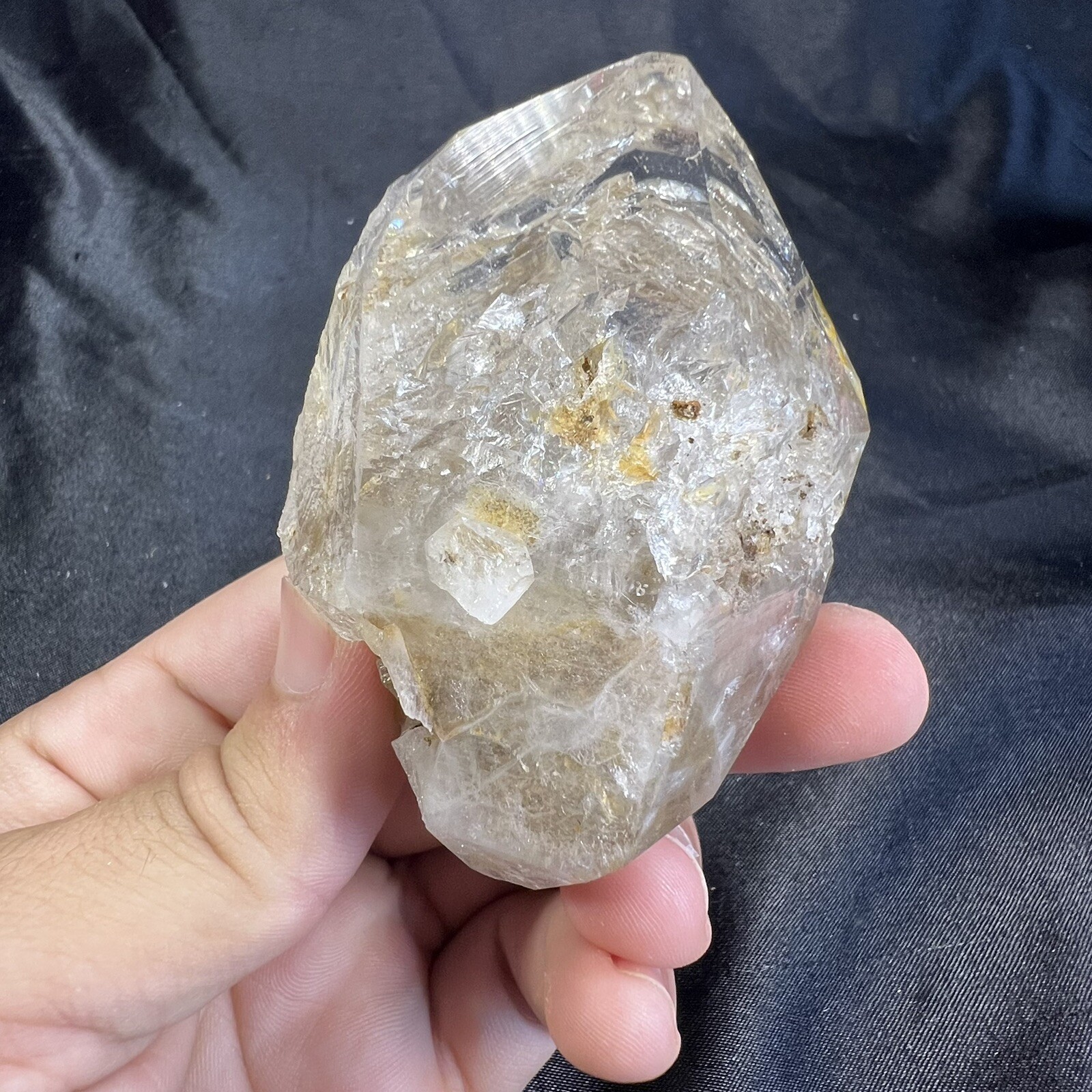 Herkimer Diamond Quartz Crystal Point / from New York