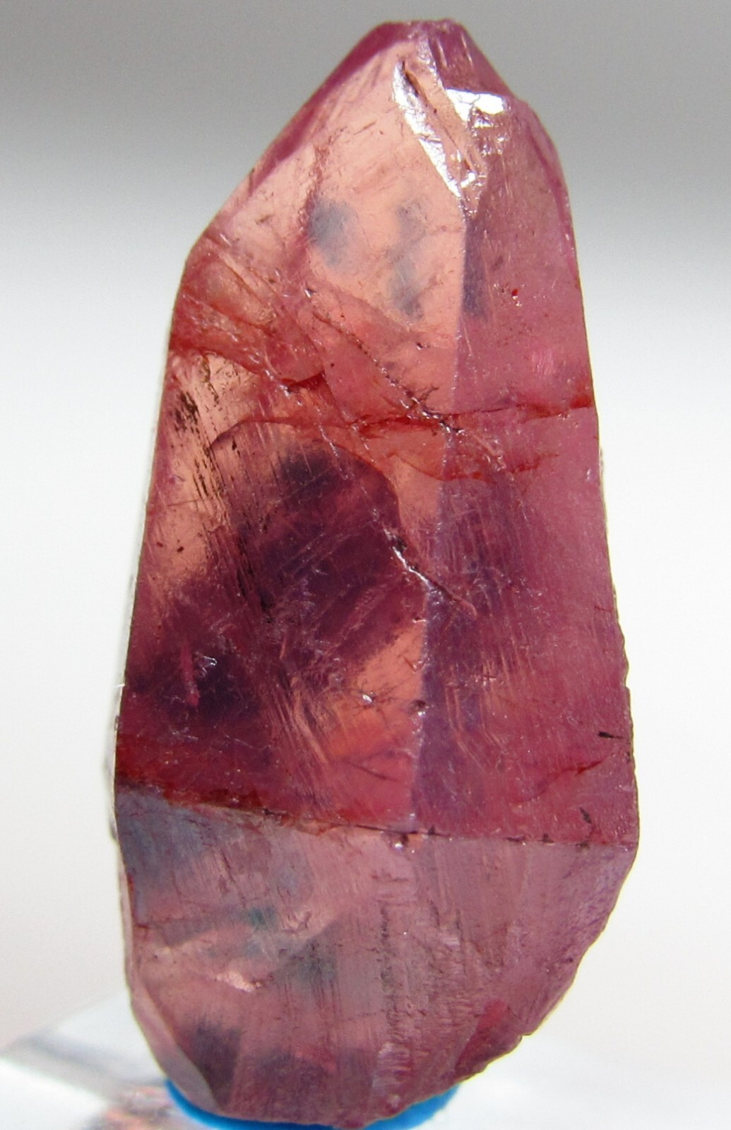 EXTRAVAGANT FINE DOUBLE TERMINATED GEM CLEAR RUBY CRYSTAL!!! WINZA TANZANIA