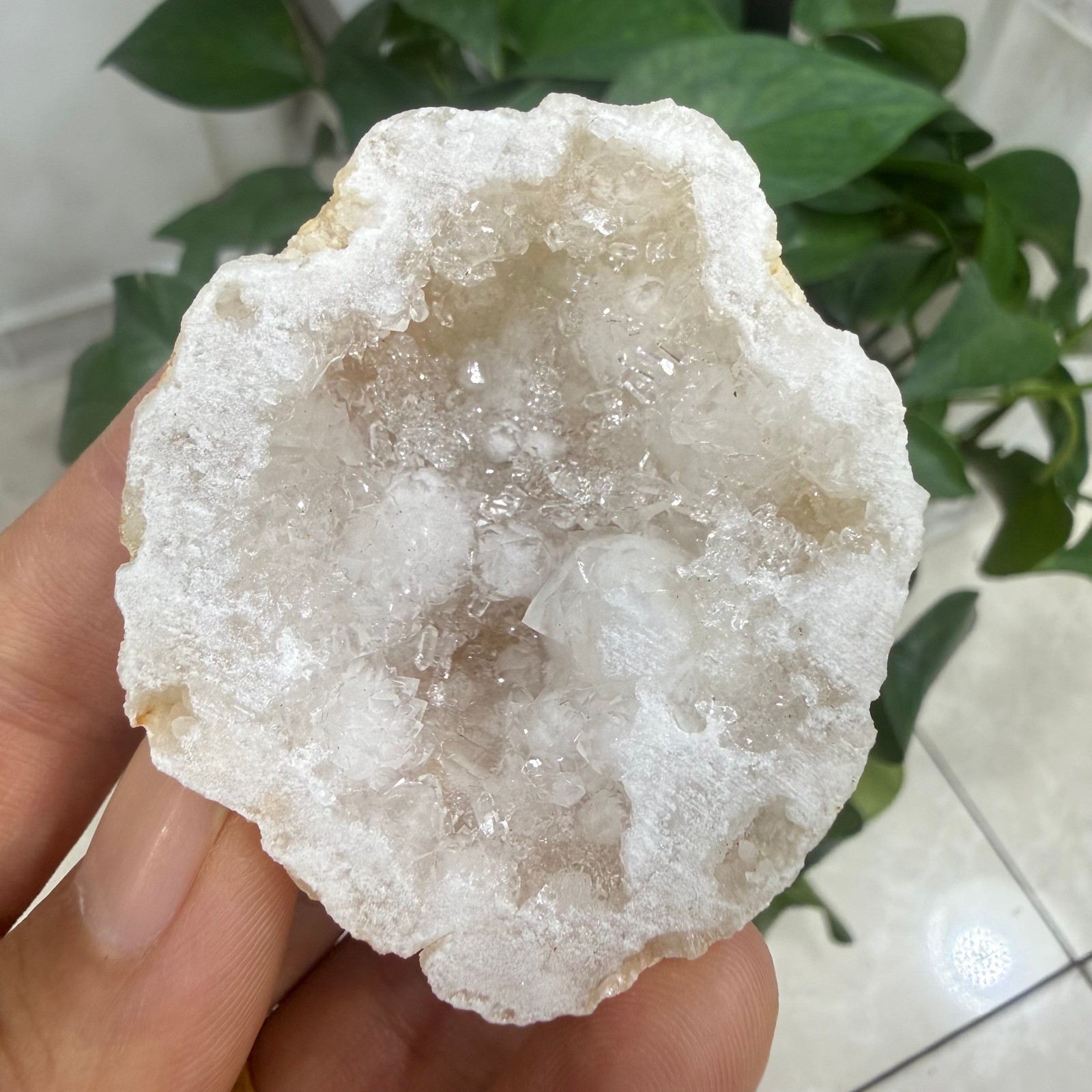 natural White crystal Cave run-of-mine quartz crystal Healing gift random 1pc