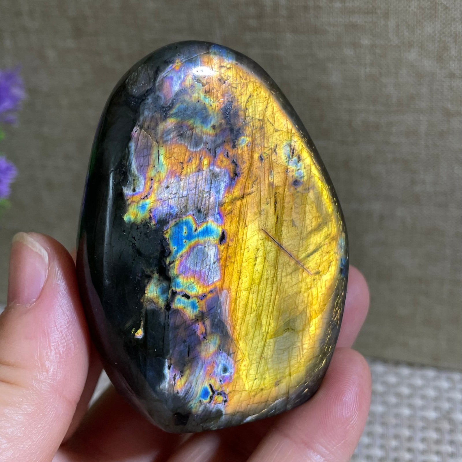 Natural Labradorite Crystal gemstone rough original Specimen 151g