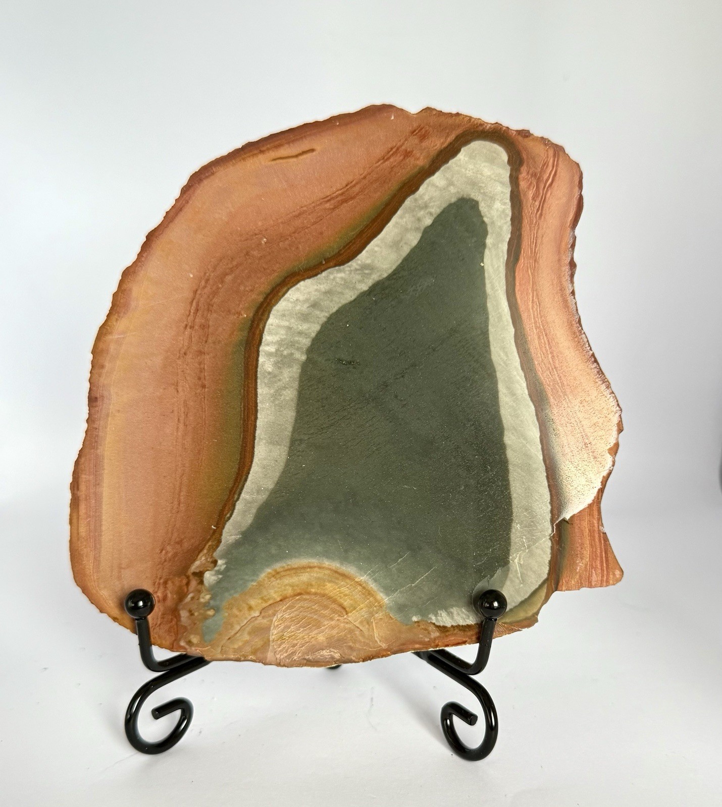 384g Polychrome Crystal Slab With Stand