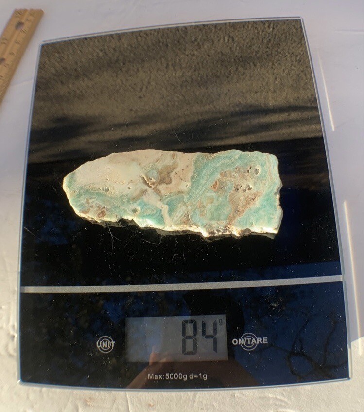Fantastic, Rare Blue Aragonite / Caribbean Calcite ~ Mineral Specimen /84 Grams!