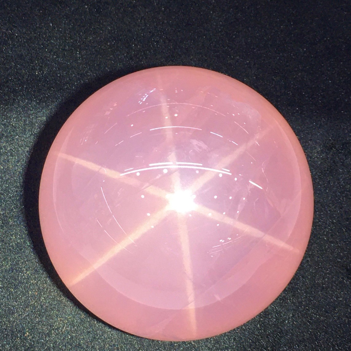 4.7LBNatural Starlight Rose Sphere Polished Healing Gem Ball HeartChakraLove Cry