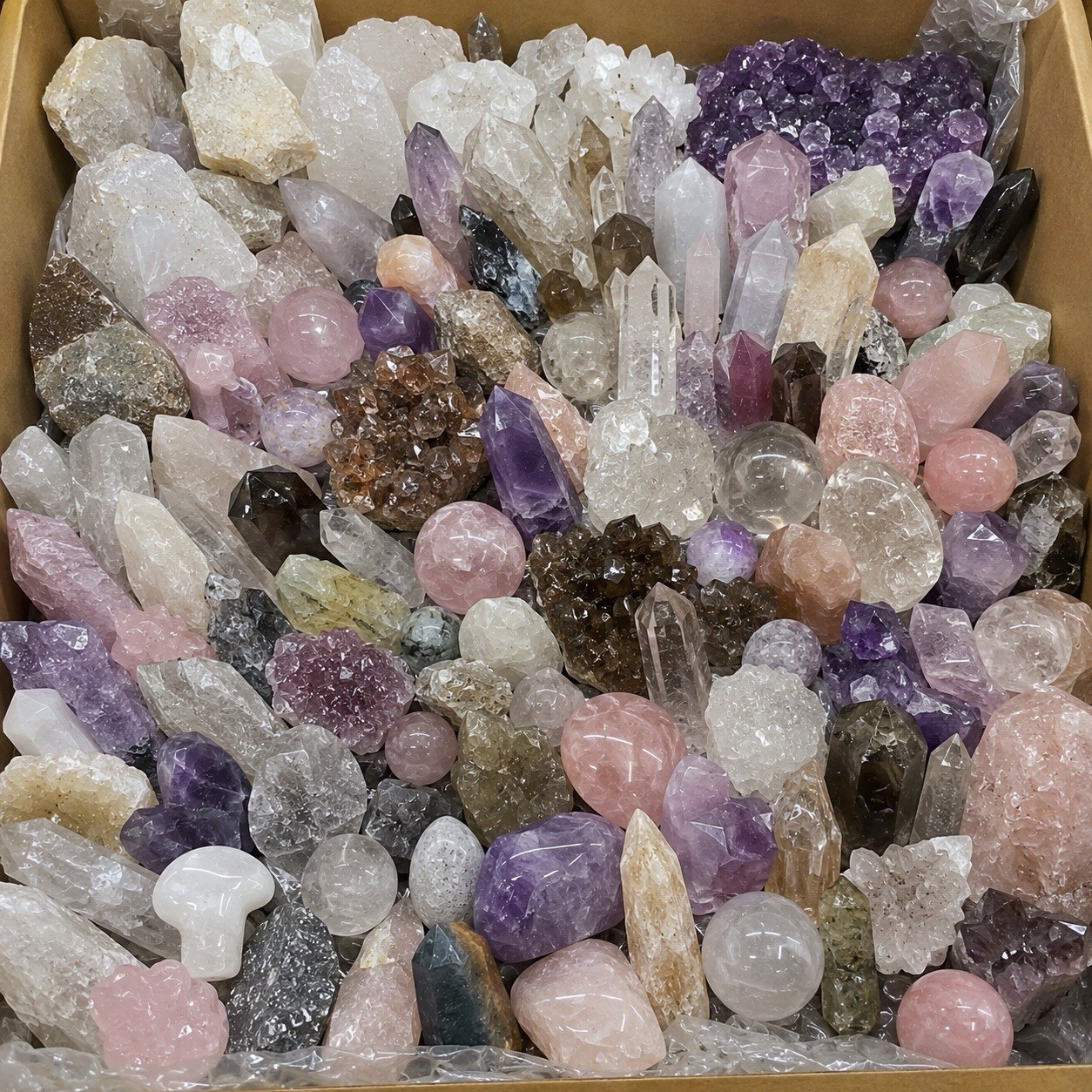 10 LB Quartz Variety Mixed Lot – No Selection