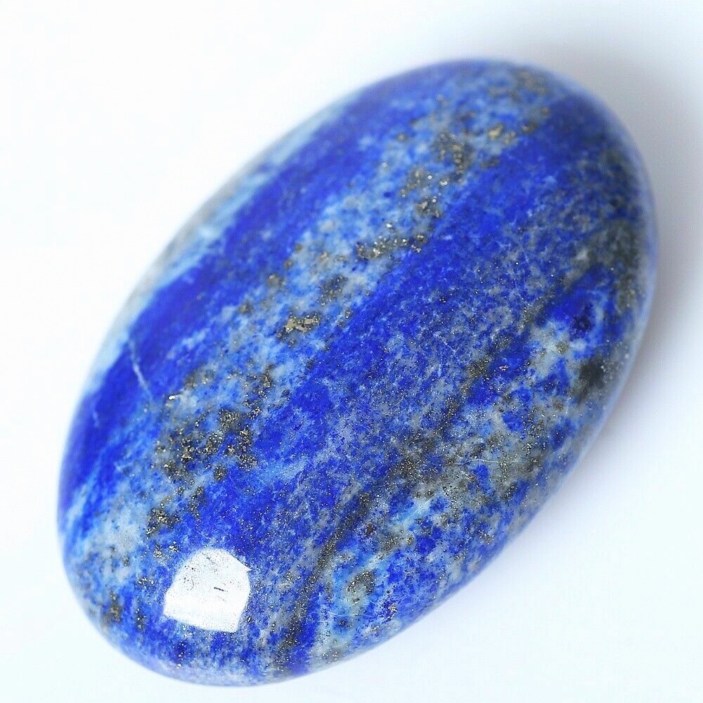 Natural Lapis Lazuli Palm Rock Stone Blue Crystal Healing Reiki Polished weight