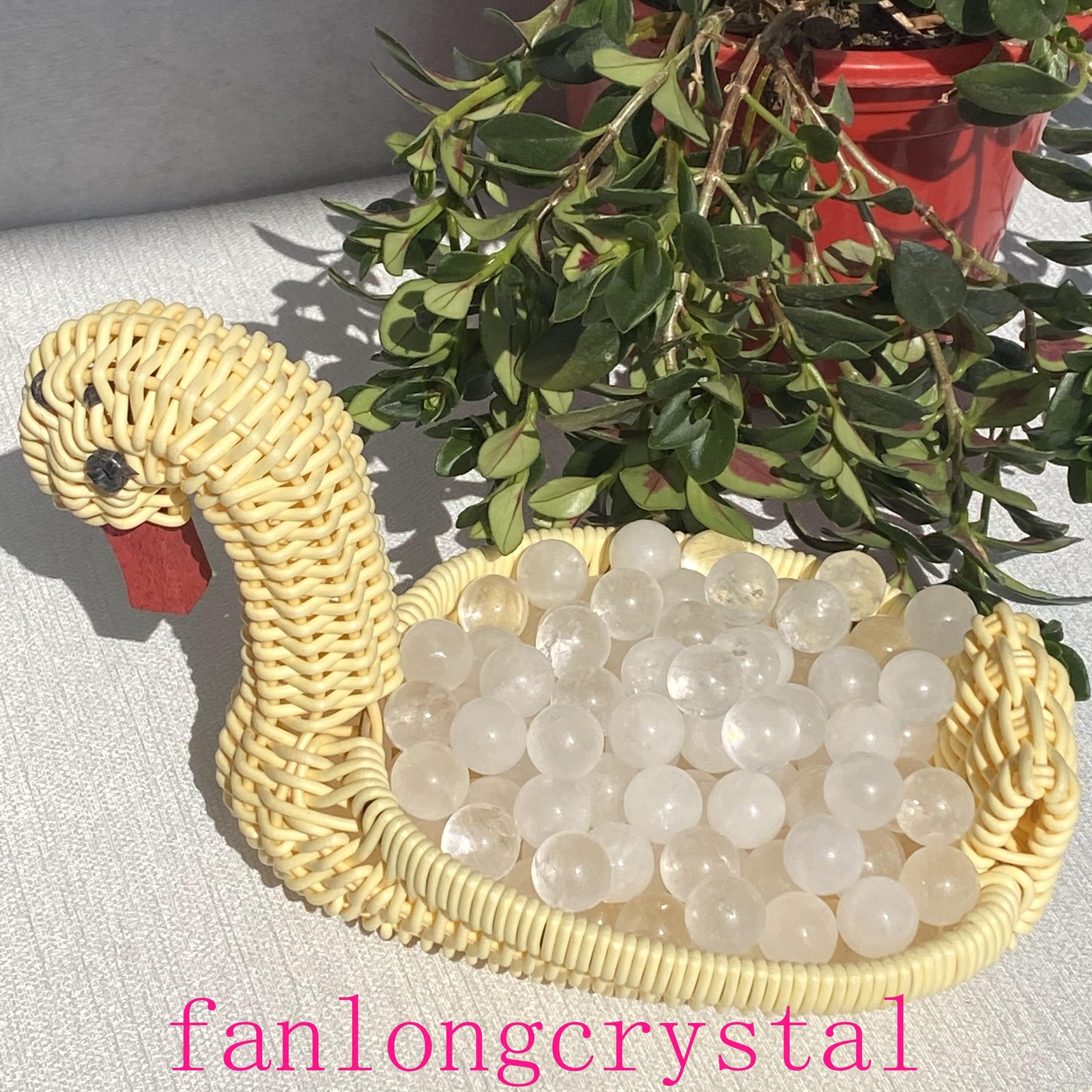 10pcs Natural Clear crystal Ball Quartz Crystal Sphere Polishing Healing 15mm+