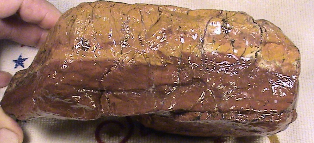 Red and Yellow Jasper Agate Solid Rough Lapidary Rock, 5 LBS, 2 OZ, #R367