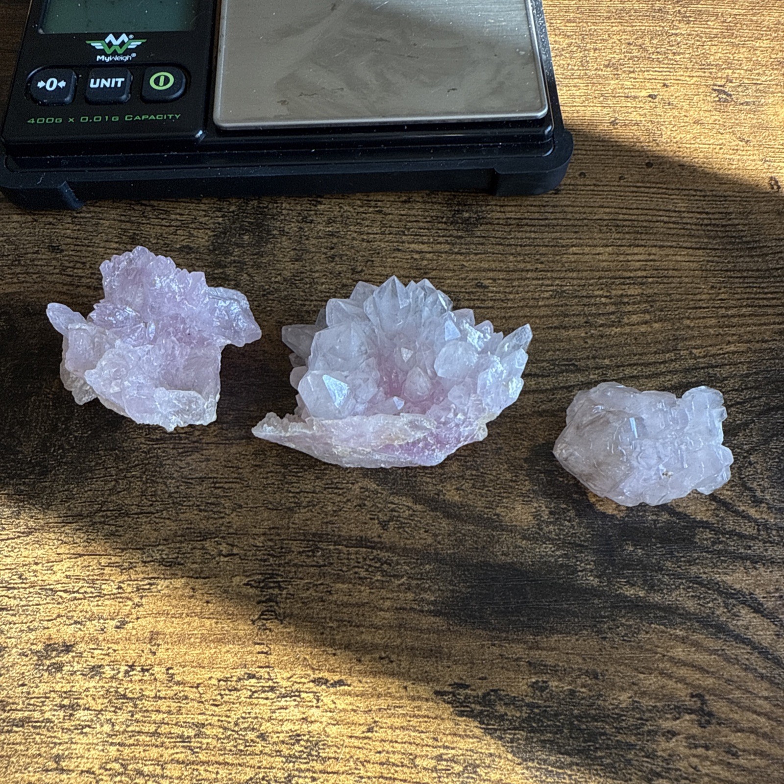 Crystalized Rose Quartz Cluster, Minas Gerais , Brazil, 34+ Grm, Natural, Old In