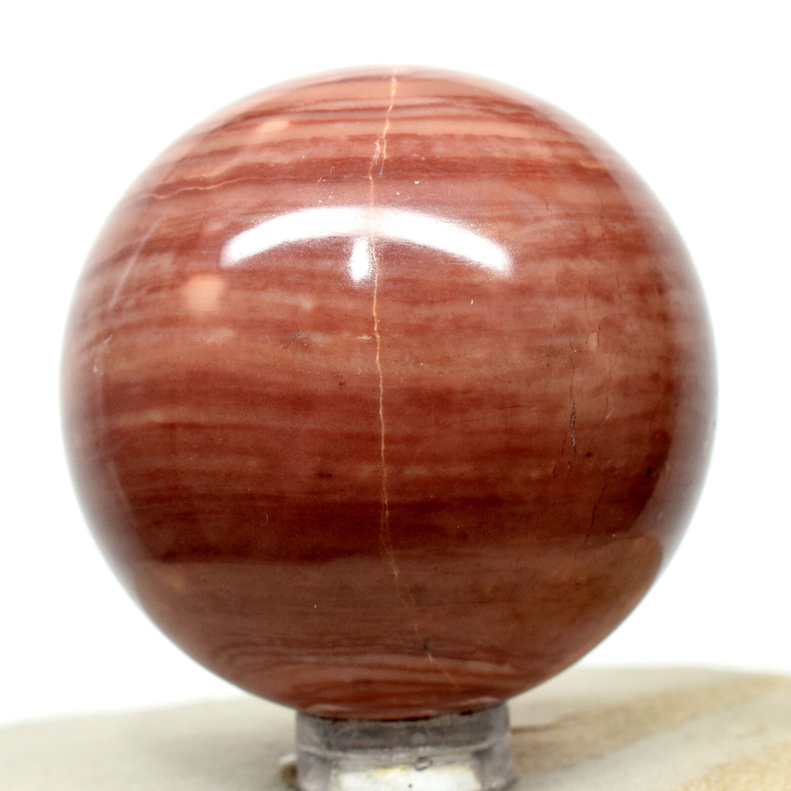 48mm Multicolor Mookaite Jasper Sphere Sparkling Natural Mineral Stone – India