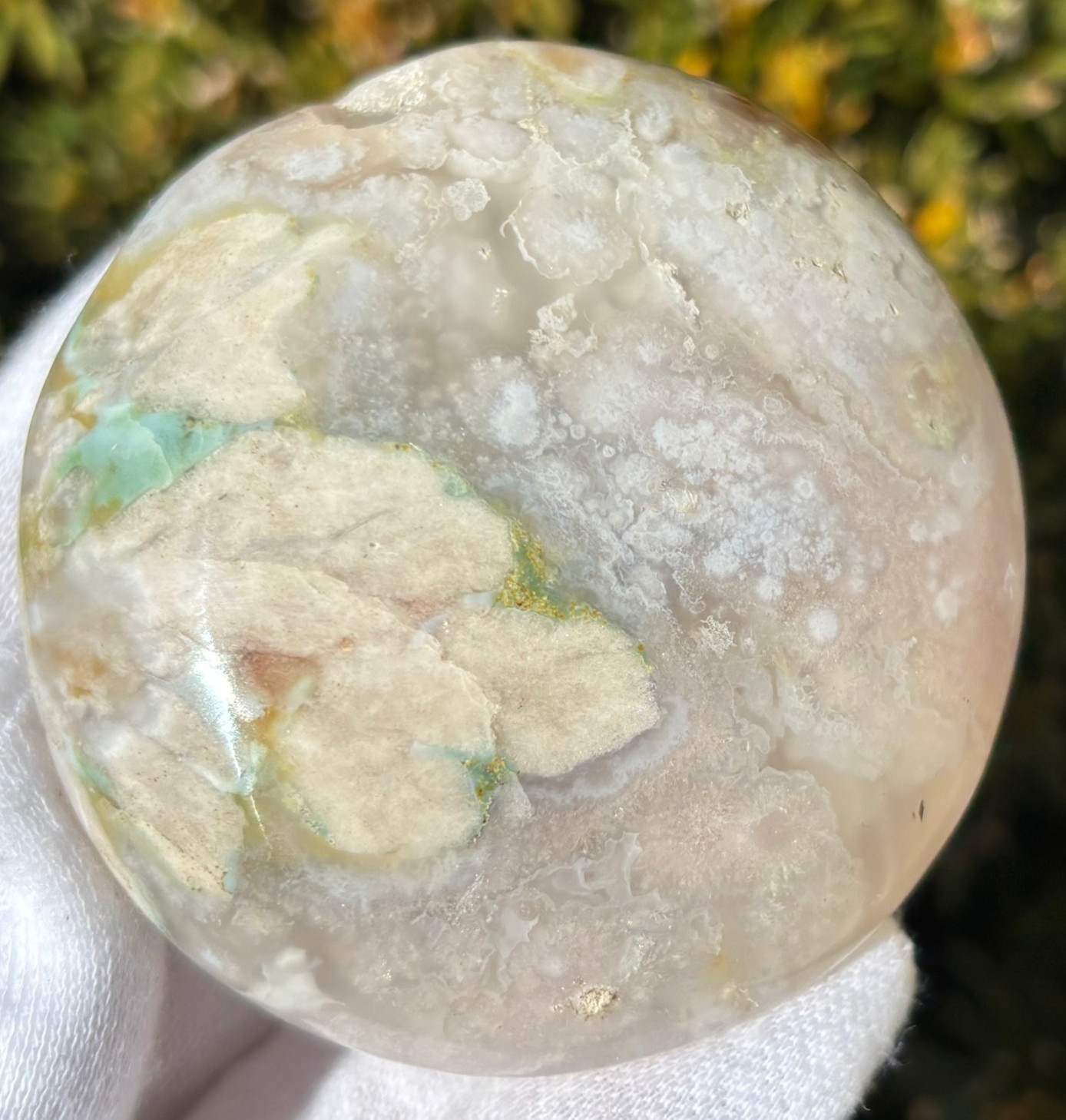 USA SALE 3/4Lb 367g LOT 3 FLOWER BLOSSOM AGATE PALMSTONES Palm Stones Stone