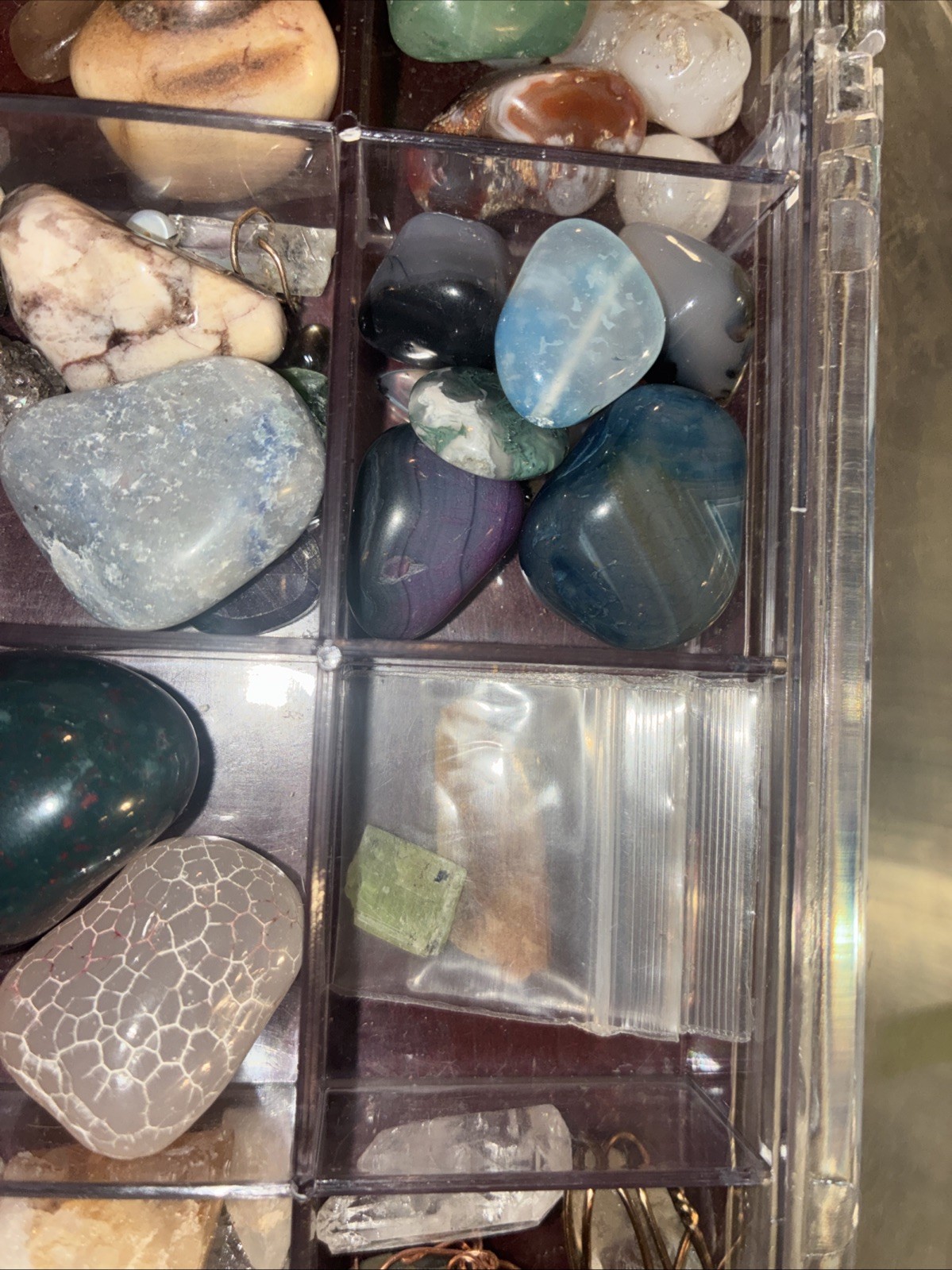 Jewelry Making Gemstones and Crystals and Rocks Kit for Beginners Natural Stones