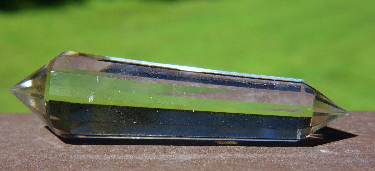 Himalayan Quartz 12-Sided Double Terminated Wand with Water Clarity