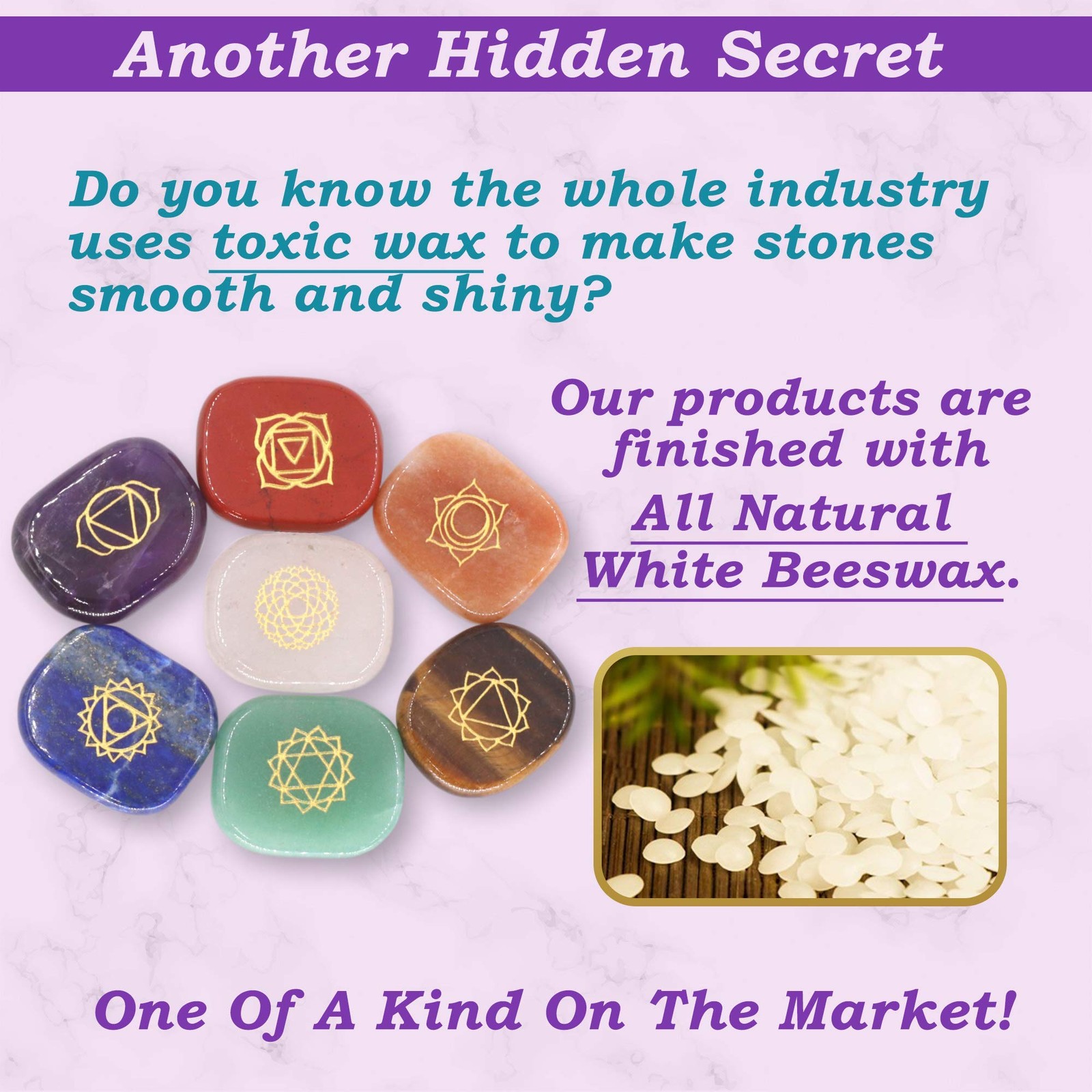 Chakra Stone Set Natural Healing Crystals Polished Palm Meditation Reiki Energy