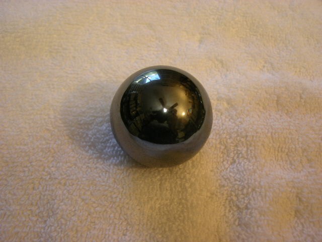 Hematite ball/sphere polished 1 1/2 inch solid 1 sphere per lot