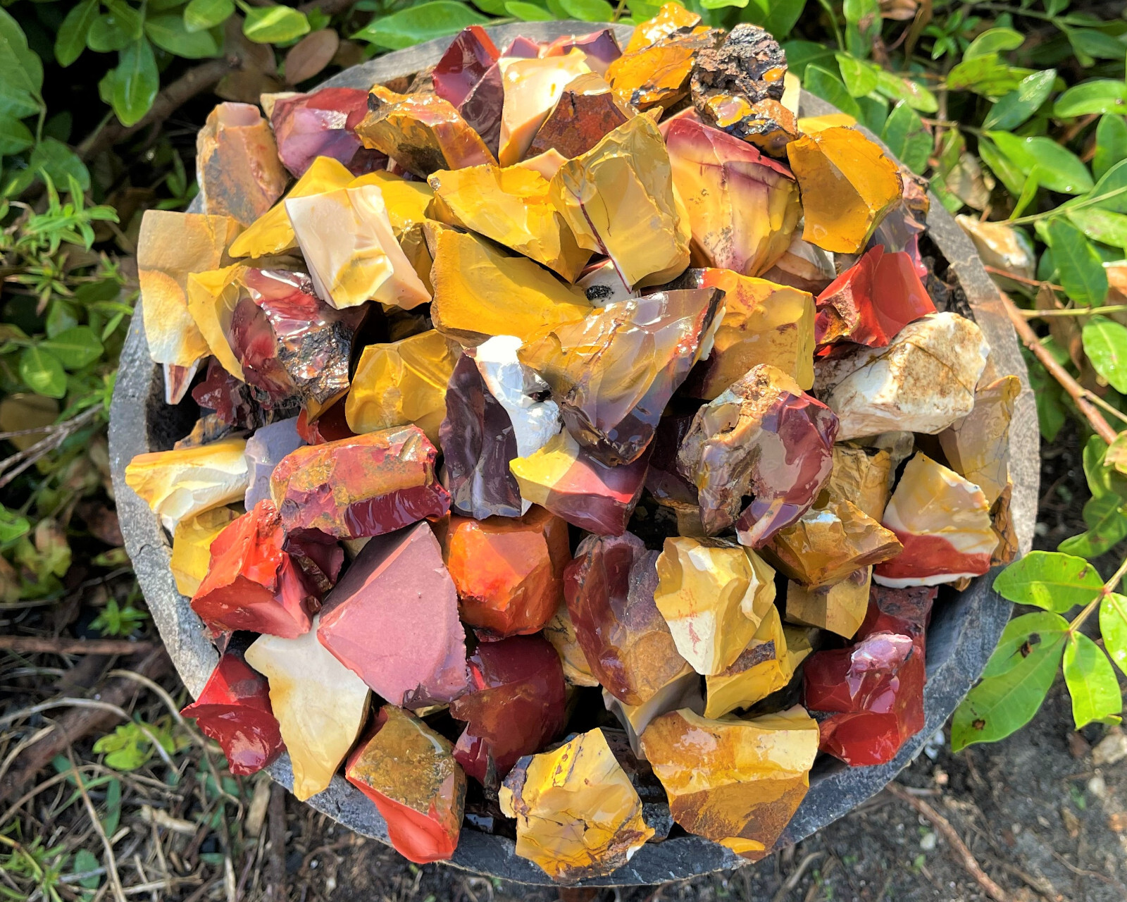 Mookaite Rough Natural Stones: Choose Oz or lb Bulk Wholesale Lots (‘A’ Grade)