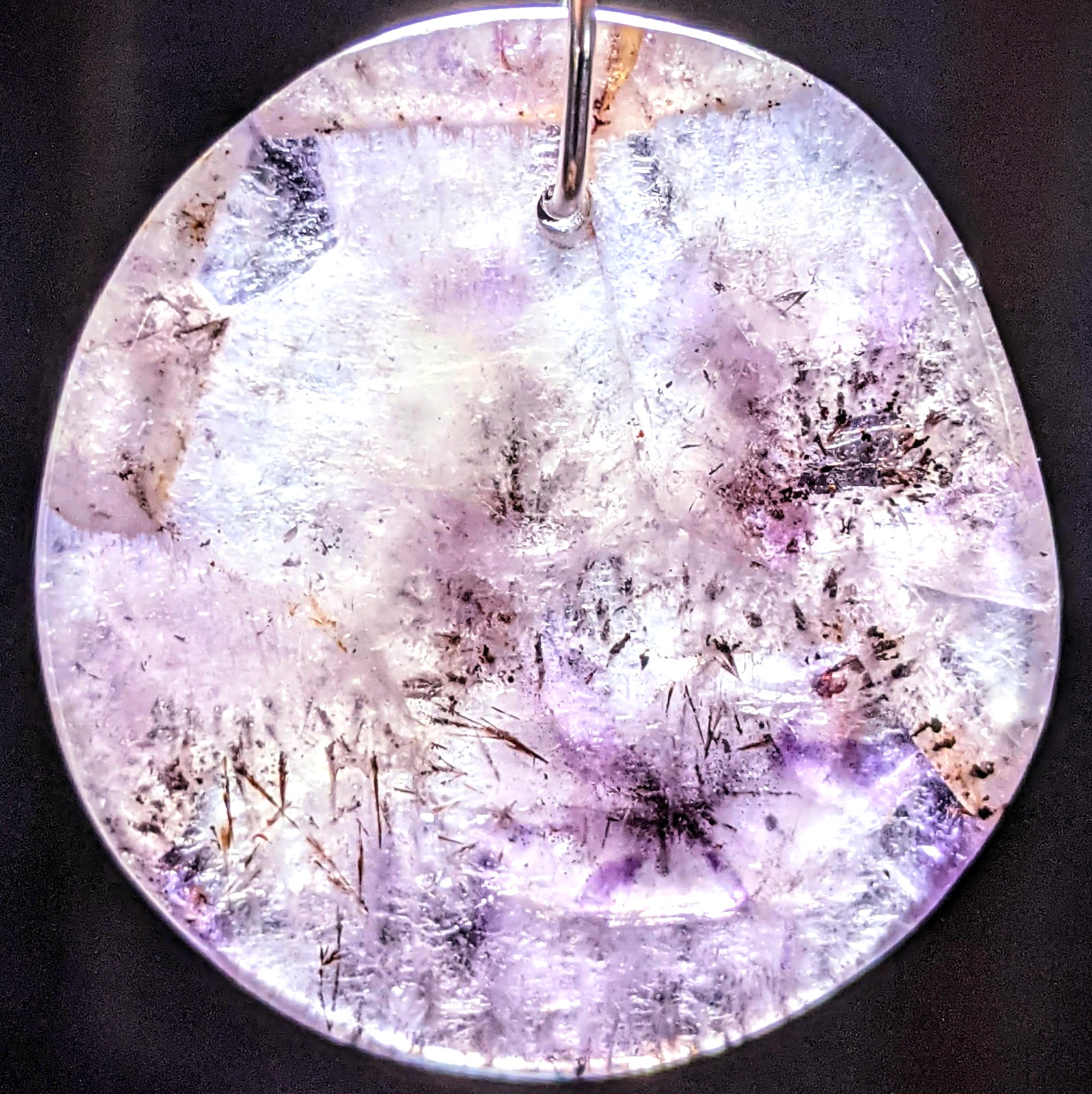 AURALITE 23 NECKLACE Certified Authentic Amethyst Quartz Super Seven Canada