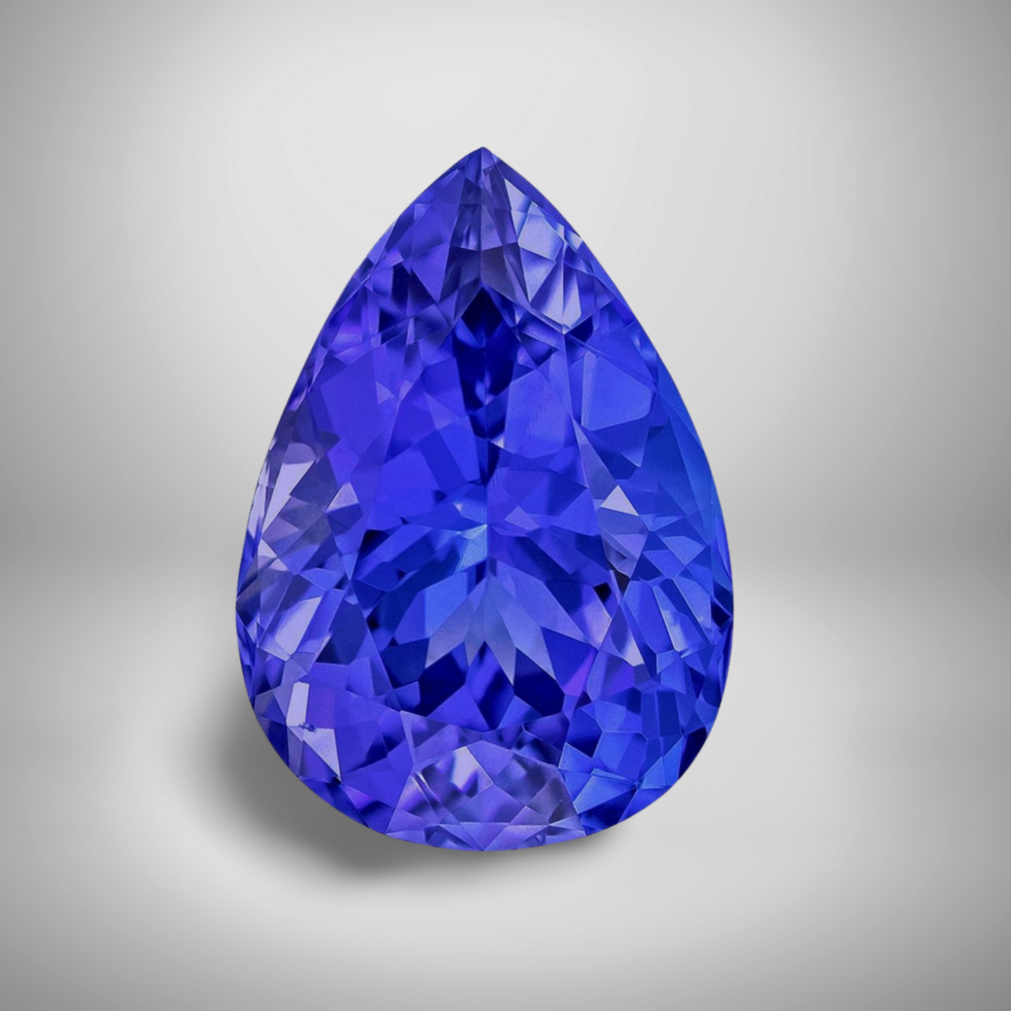 Tanzanite Pear Cut Gemstone 2 Cts – 10×7 mm Lustrous Loose Gem