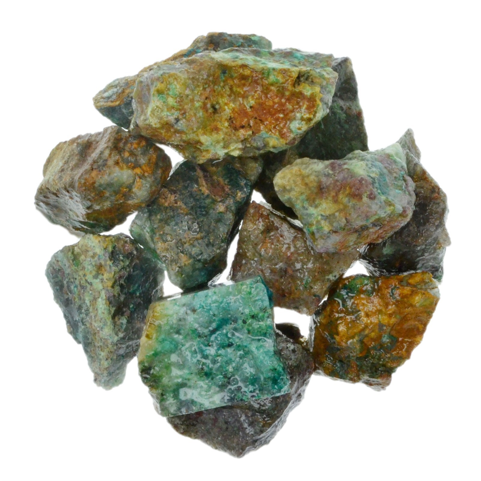 Chrysocolla – Rough Rocks for Tumbling – Wholesale Stone Crystal Mineral (Mada)